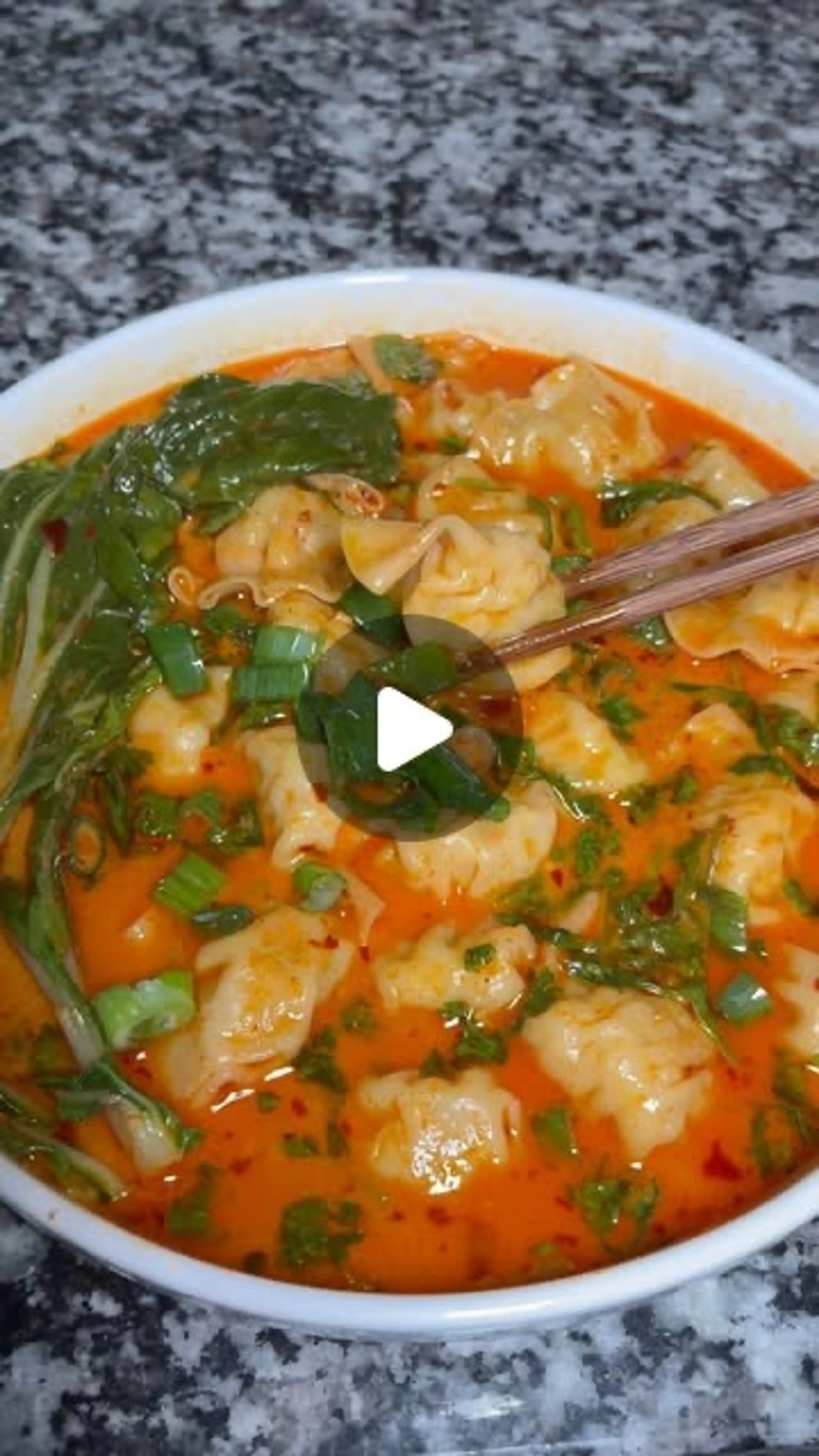 Coconut Curry Wonton Soup