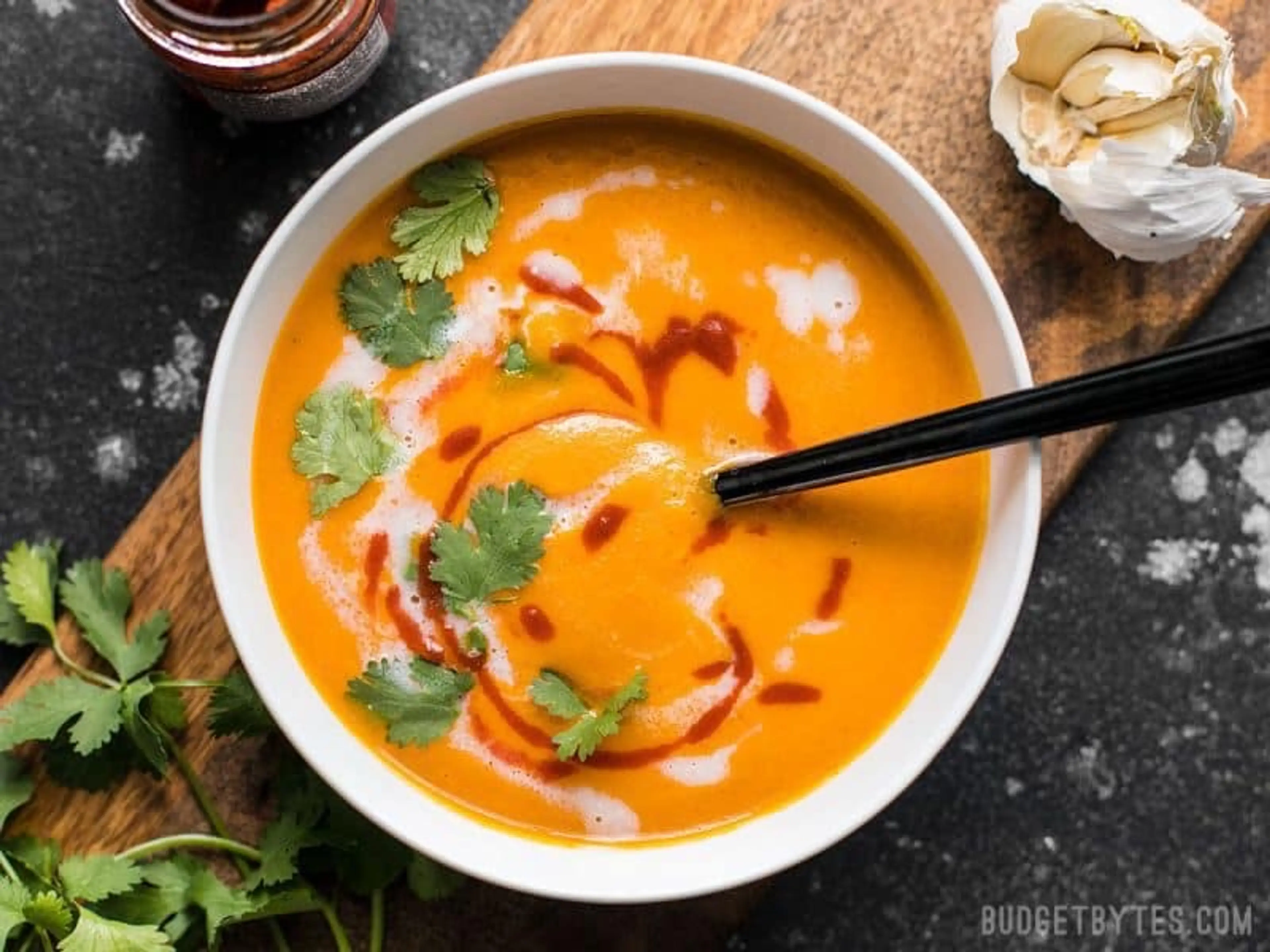 Thai Coconut Curry Carrot Soup