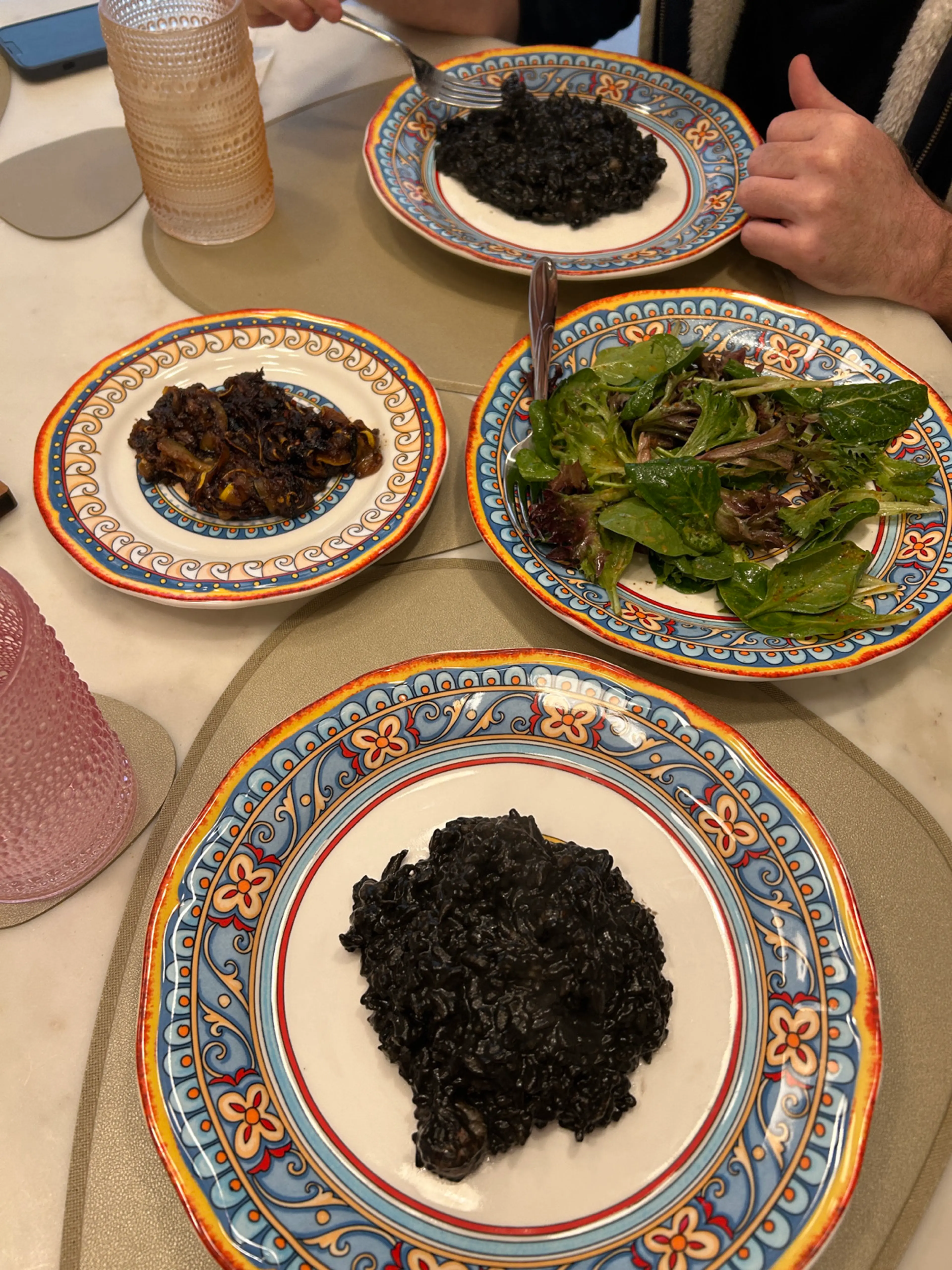 Langoustine Cuttlefish Ink Risotto