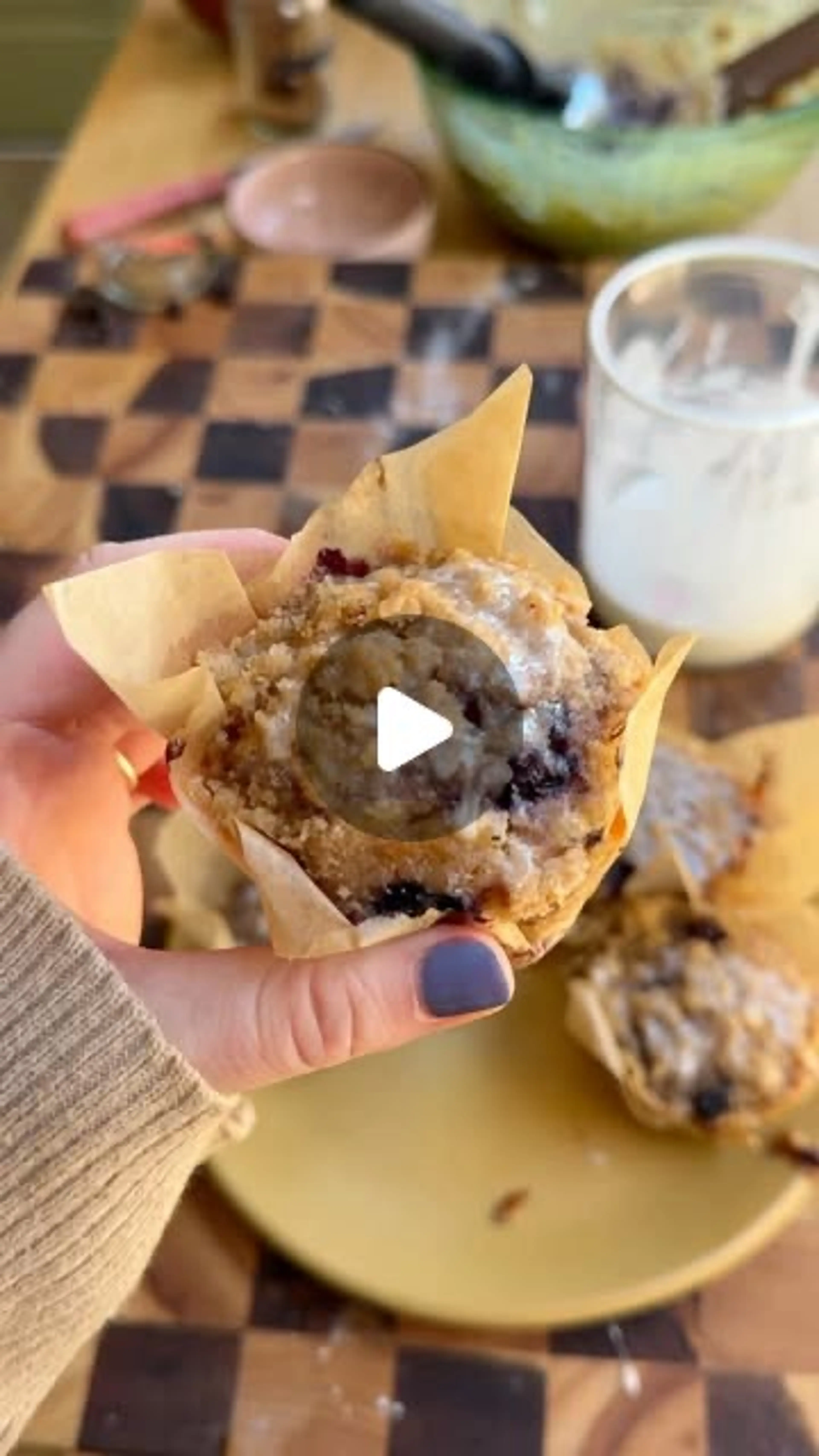 Blueberry Coffee Cake Muffins