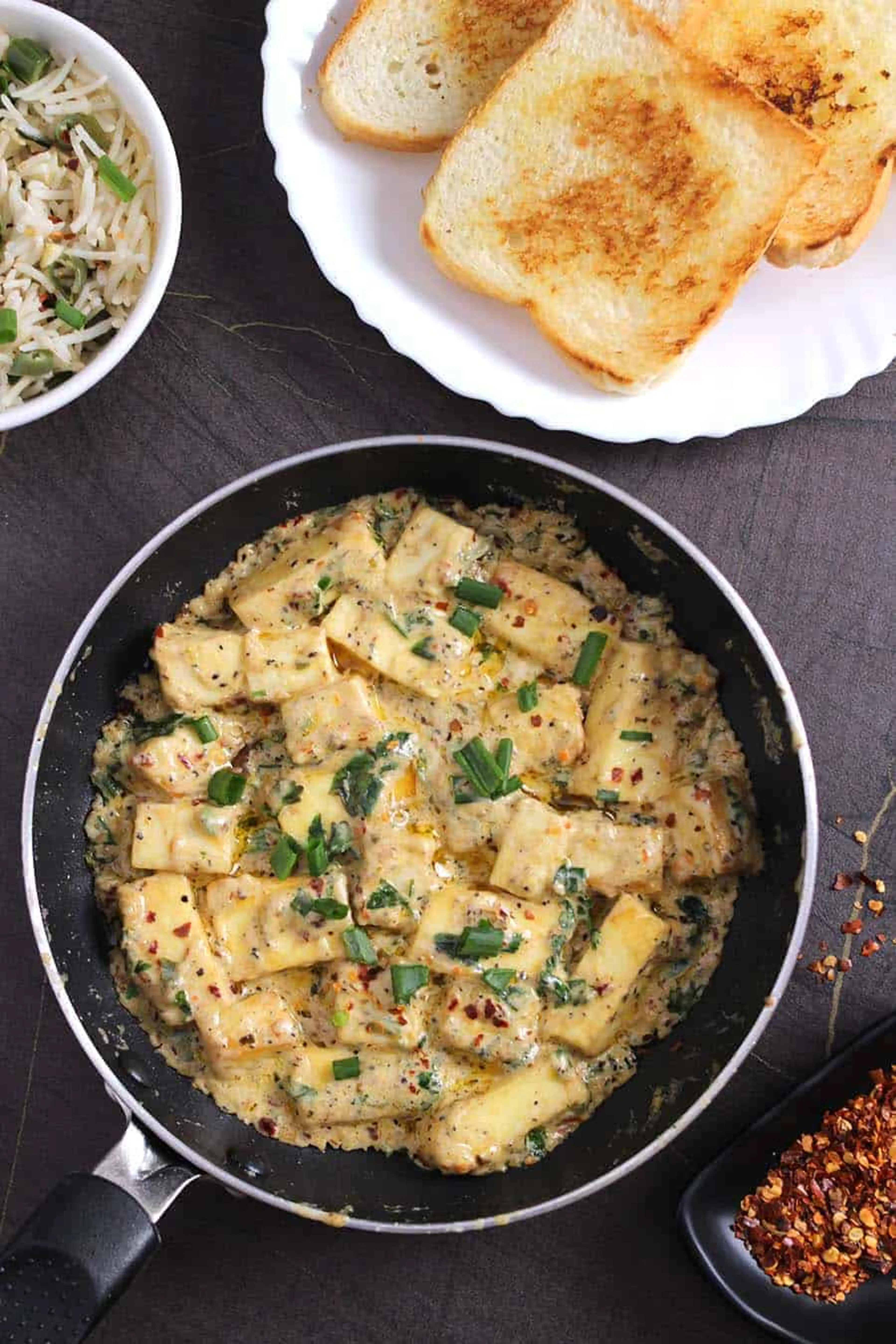 Paneer In Butter Garlic Cream Sauce | How To Make Butter Gar