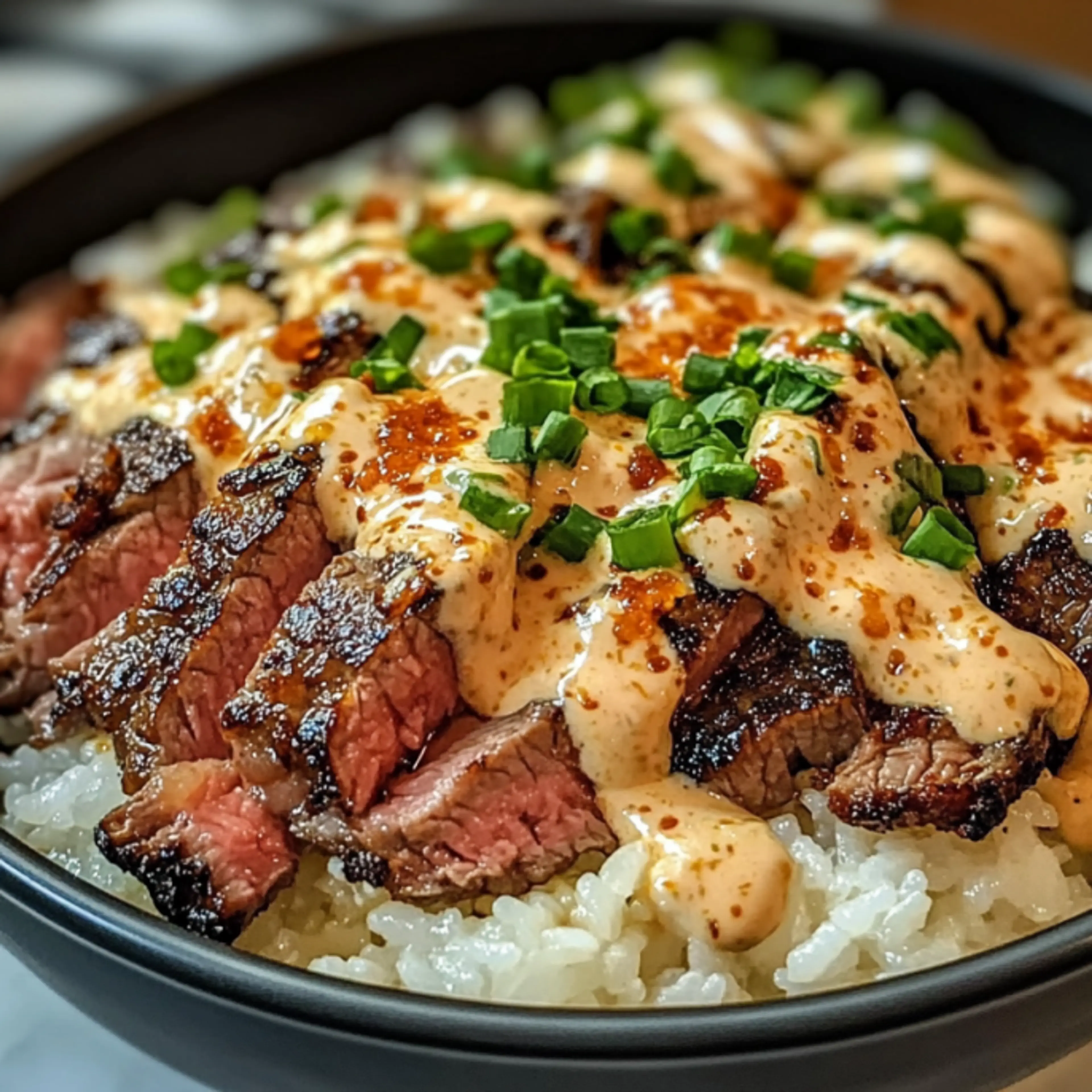 Korean BBQ Steak Rice Bowls