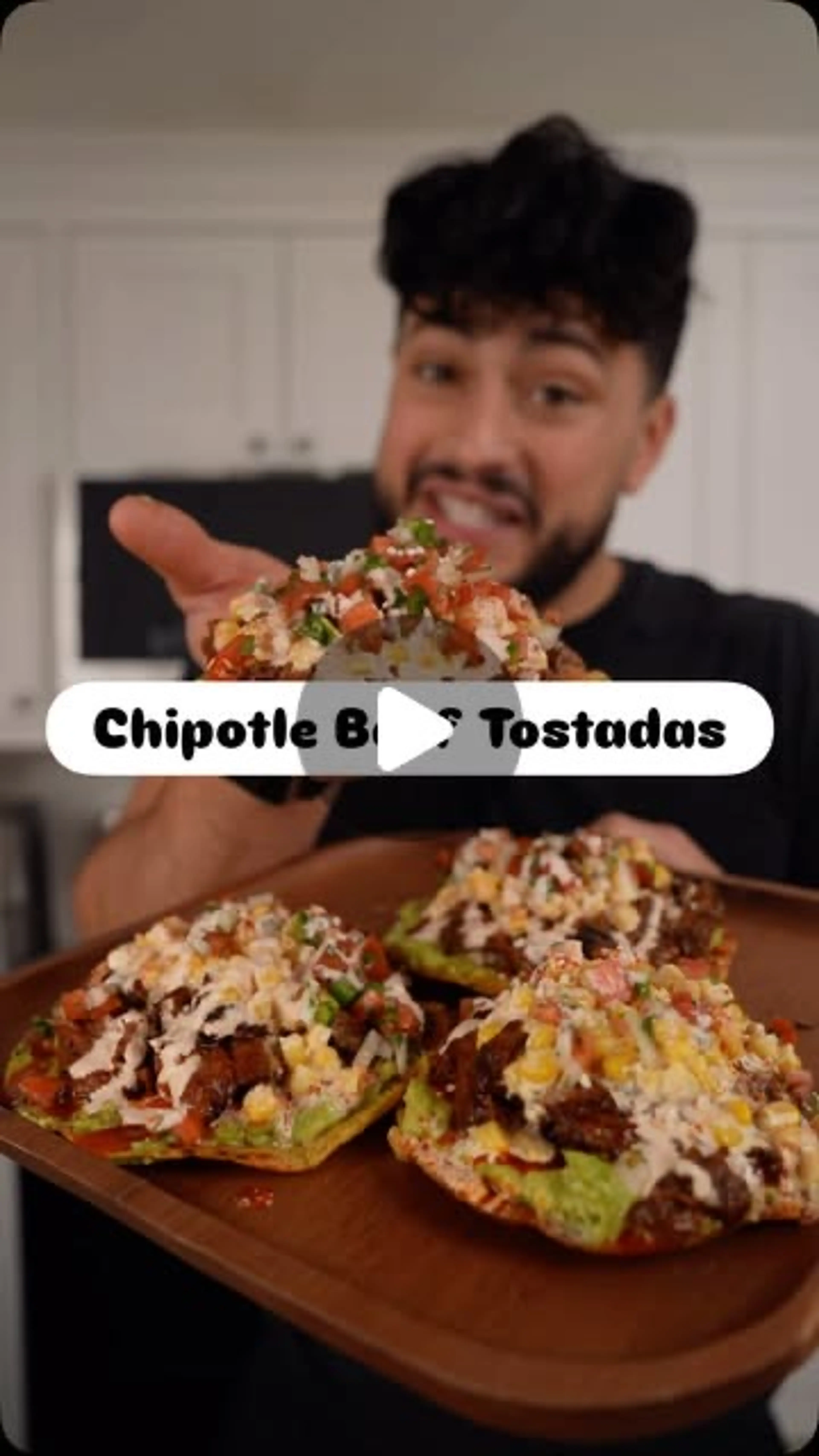 Chipotle Beef Tostadas
