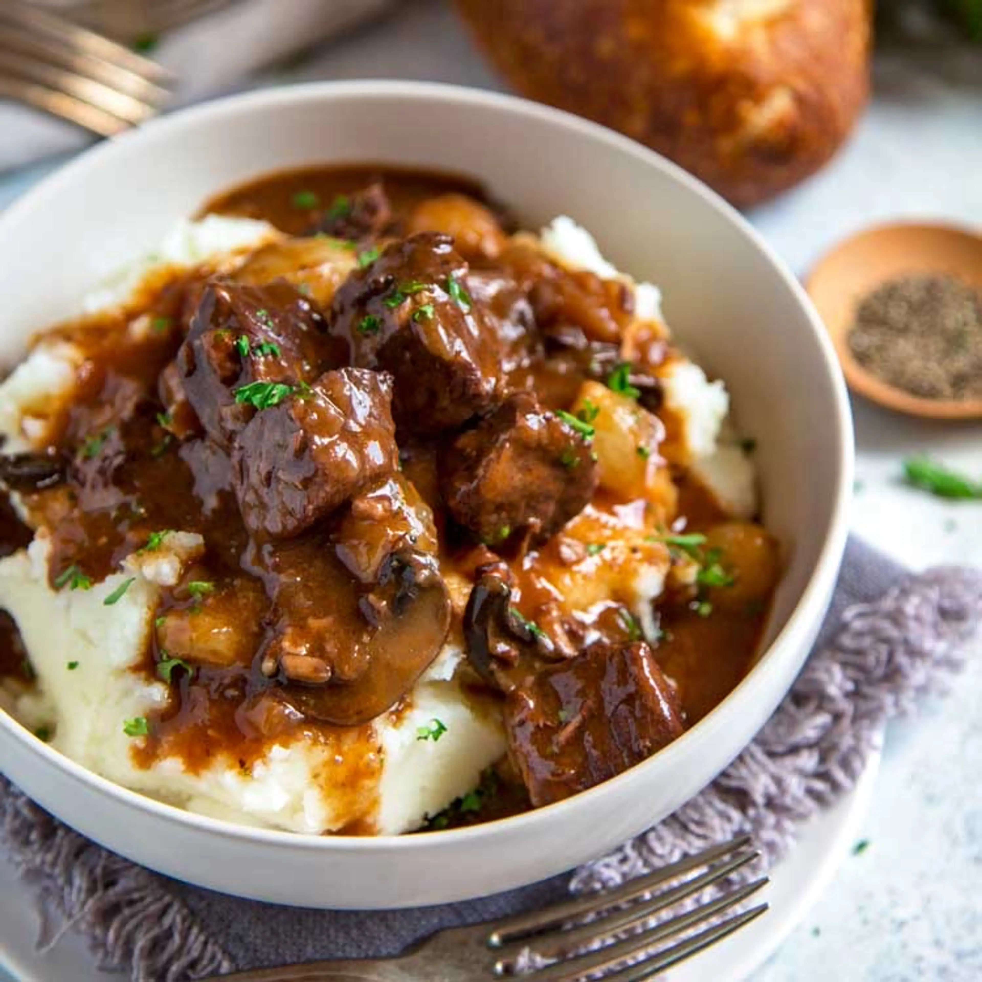 French Beef Stew (Bourguignon)