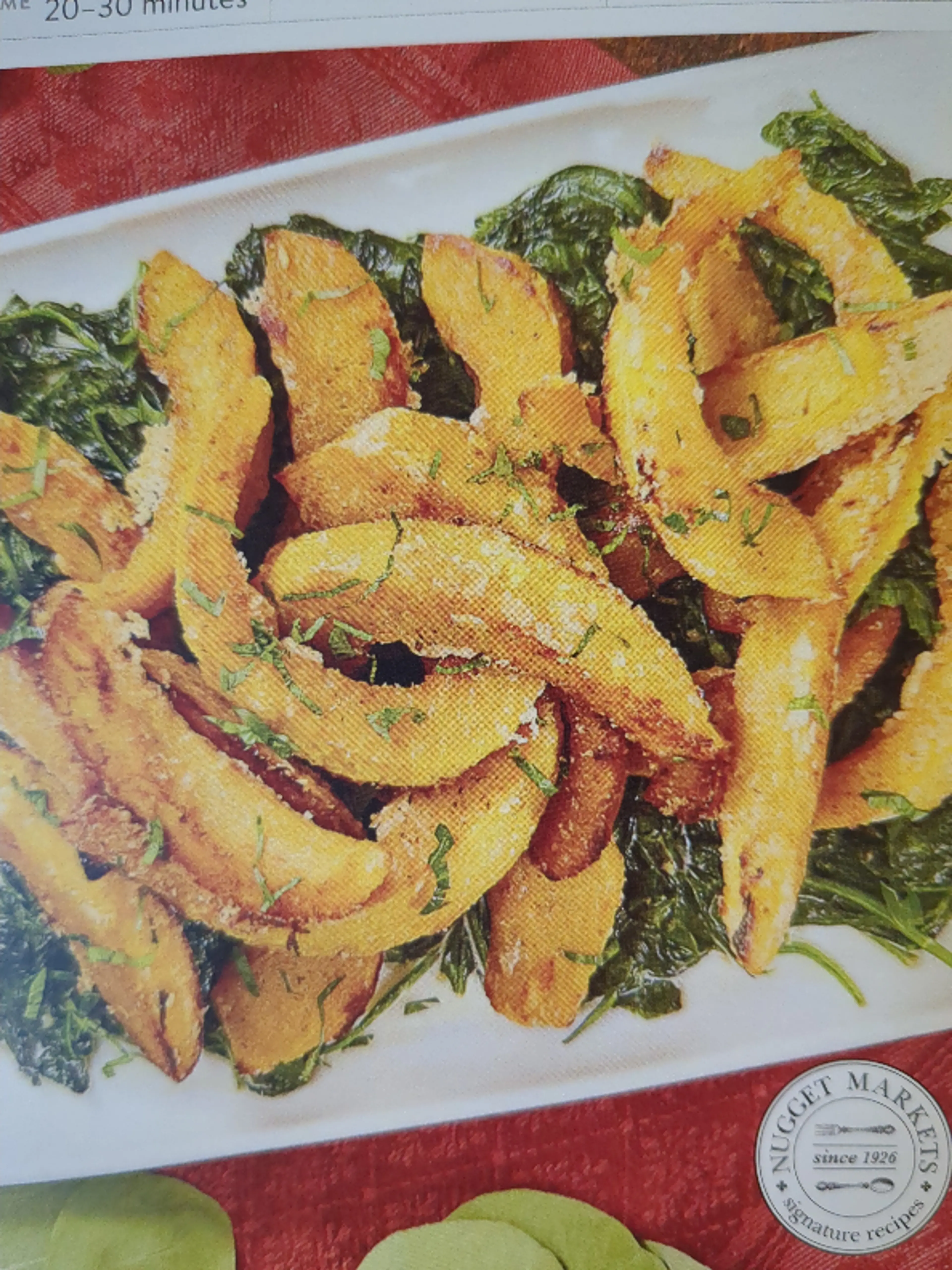 Parmesan-Crusted Acorn Squash with Creamed Spinach