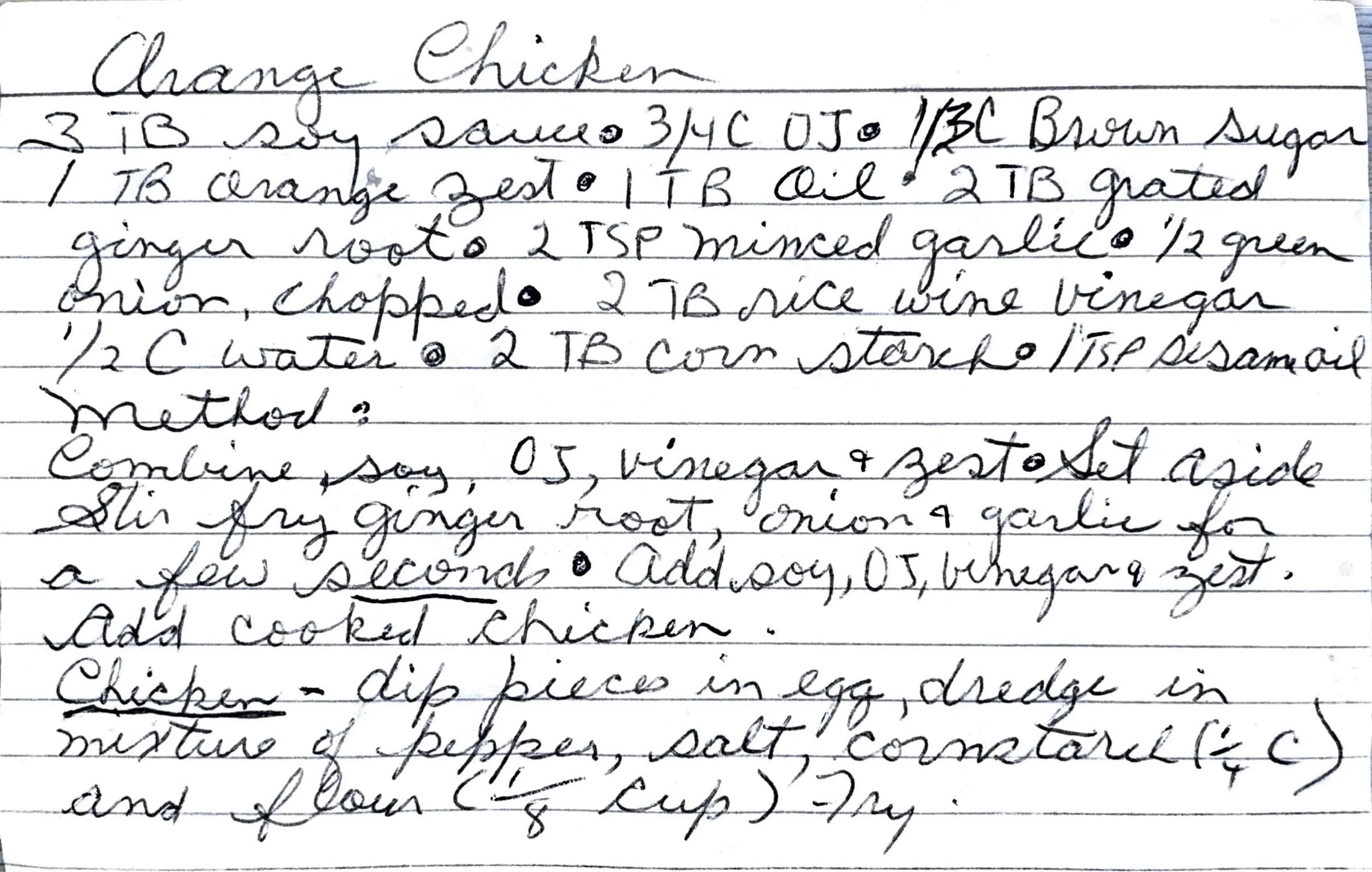 Orange Chicken