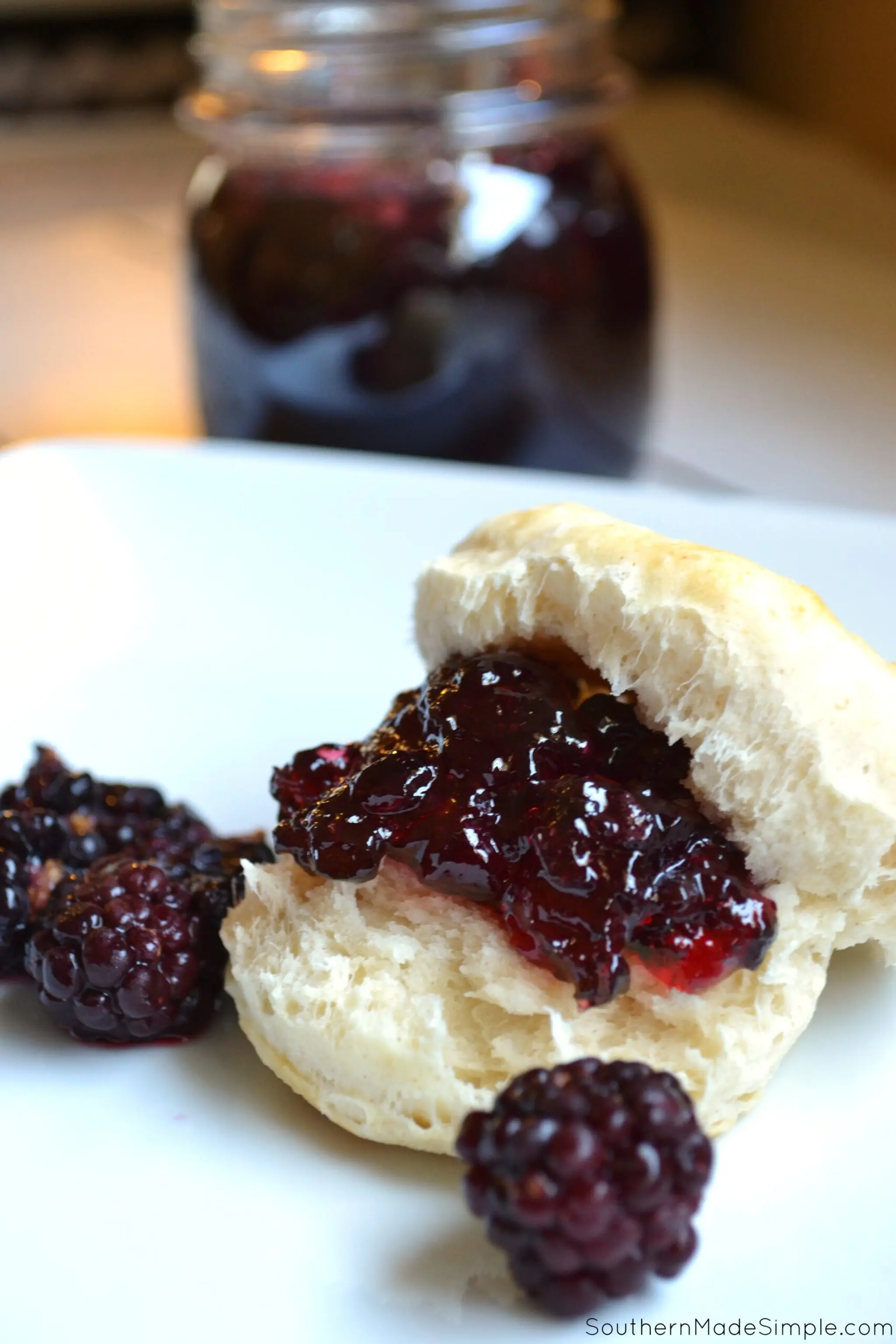 Blackberry Jalapeno Pepper Jelly