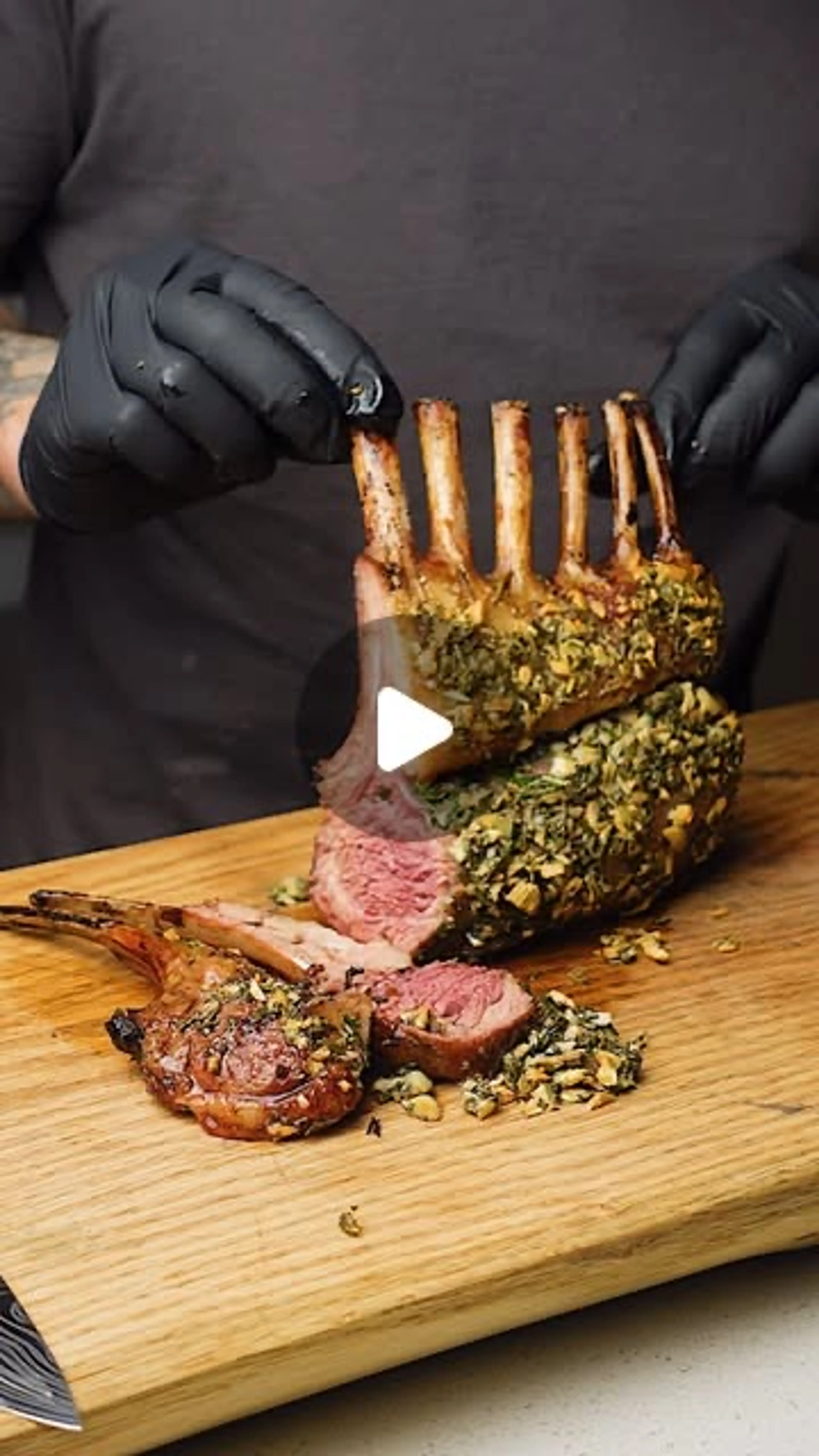 Garlic & Rosemary Rack of Lamb