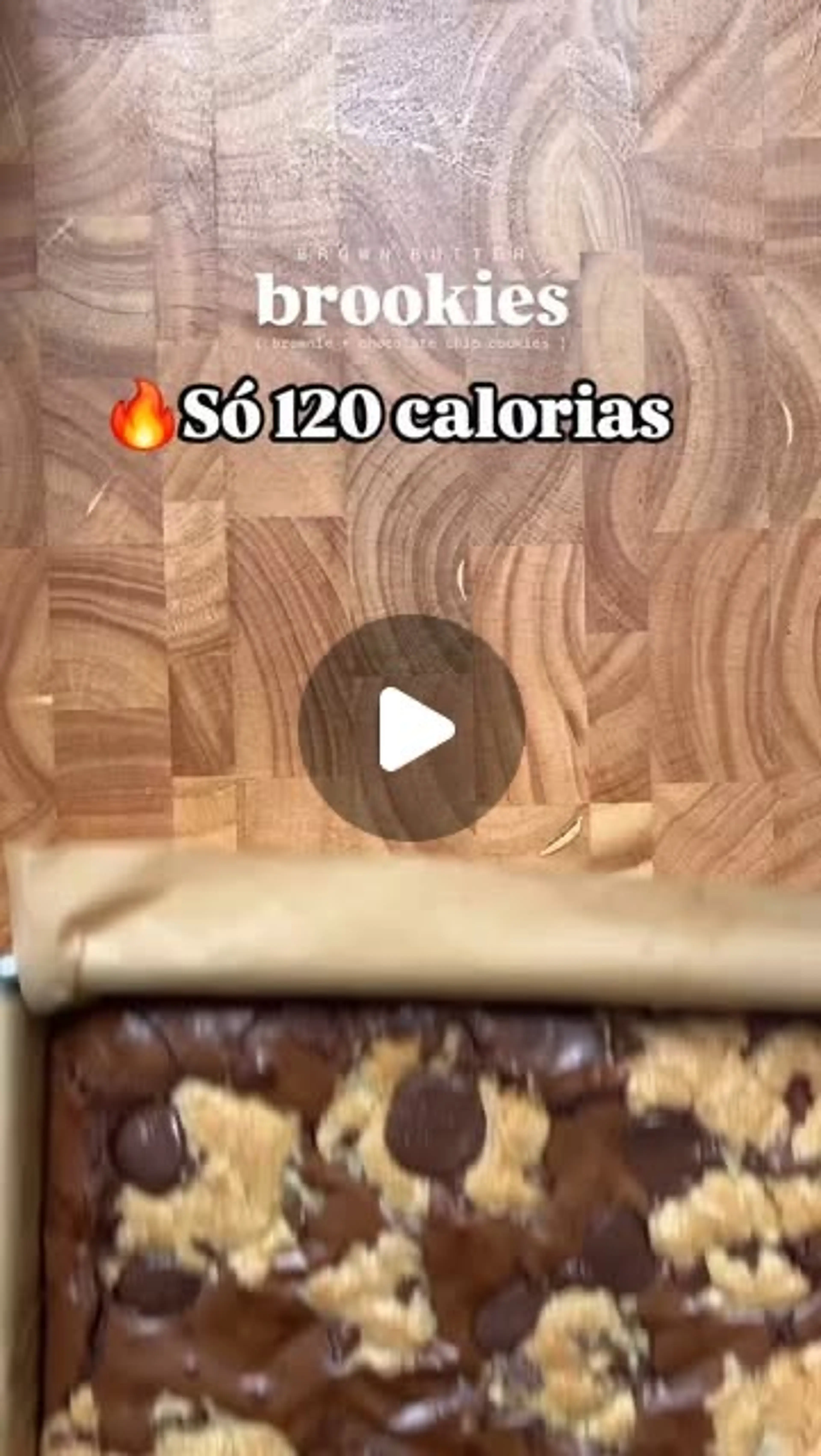 Brookie Fit – Brownie + Cookie Saudável