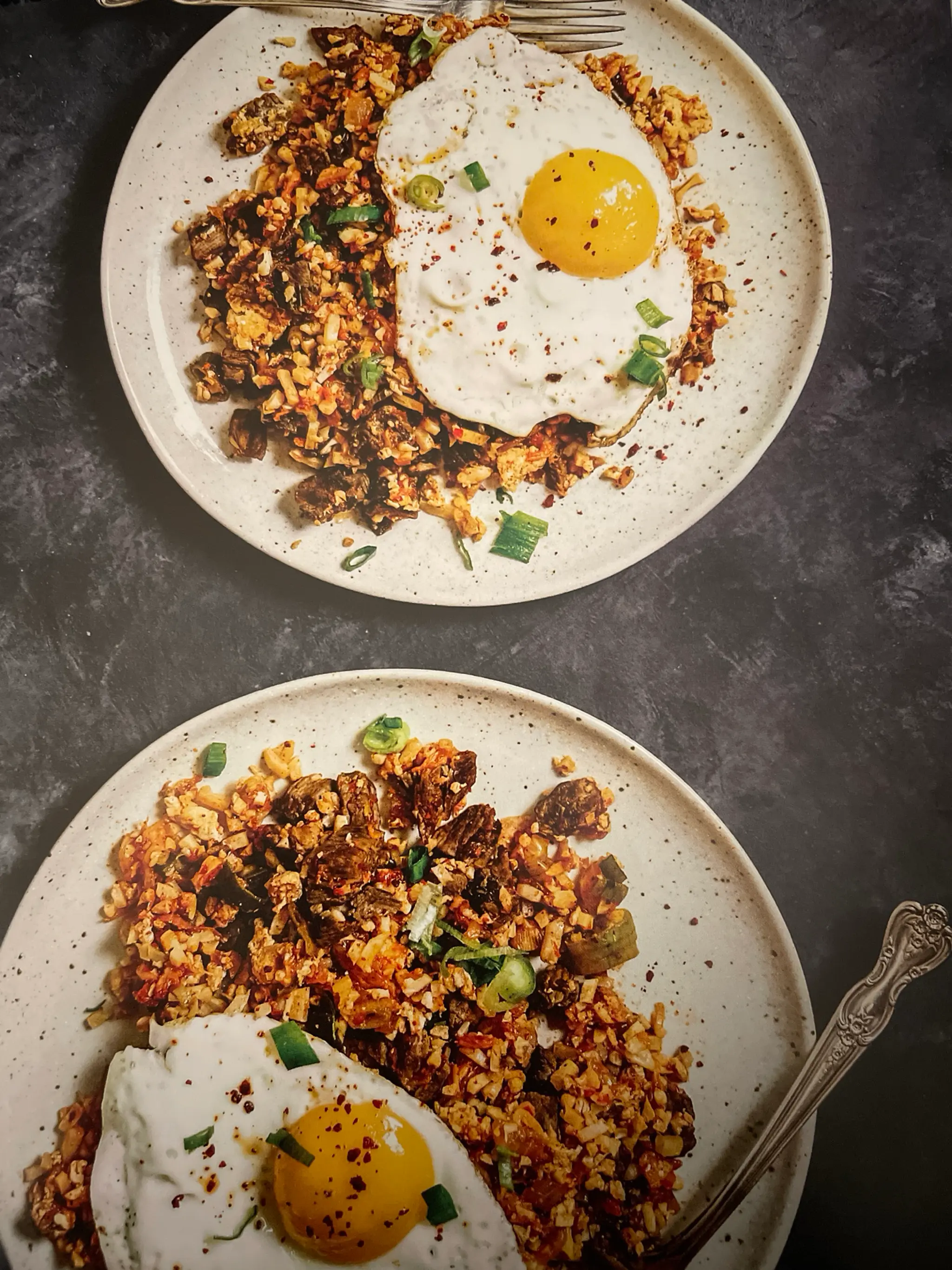 Korean Kimchi Fried Cauli Rice