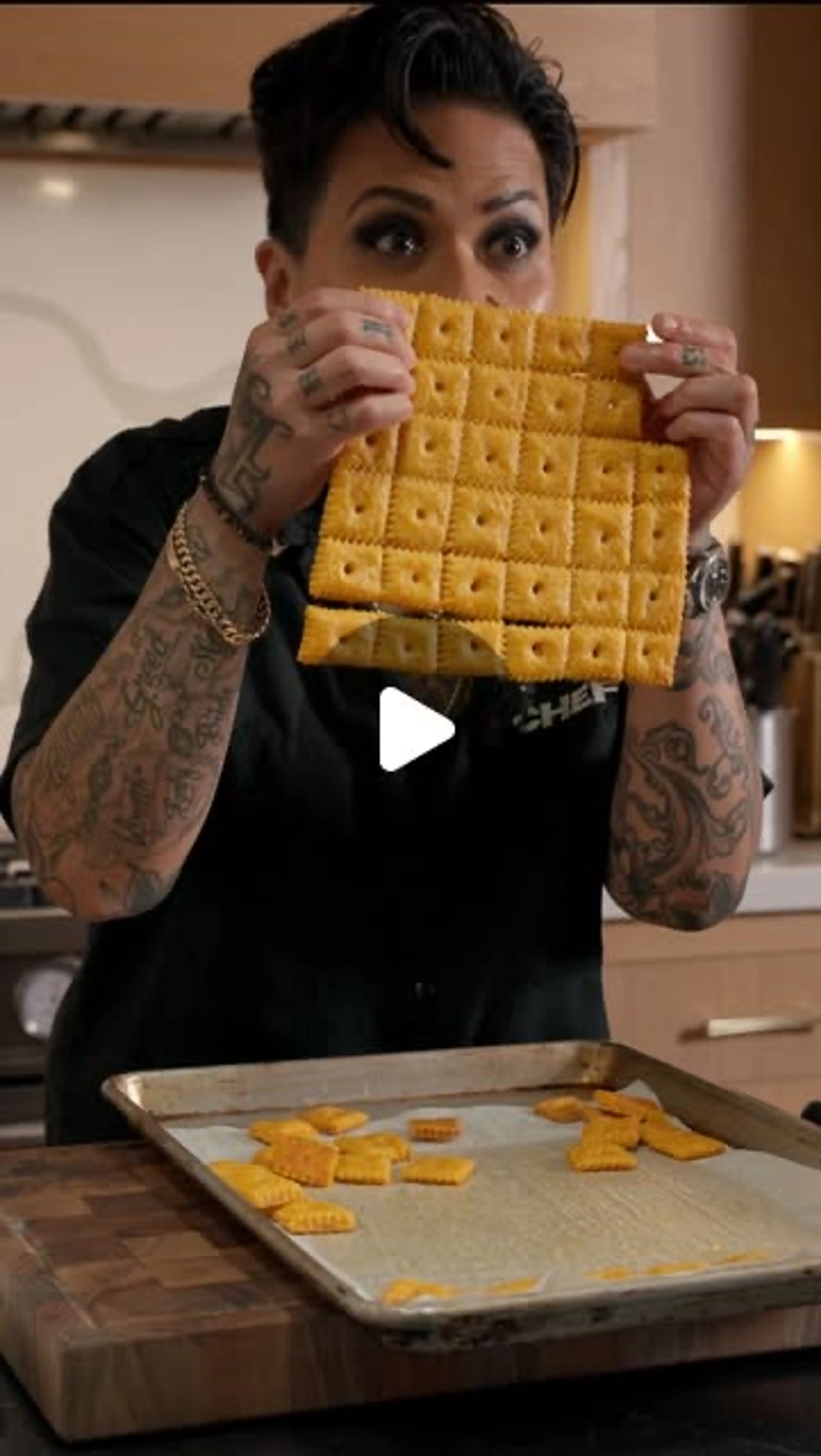 Homemade Cheez Its