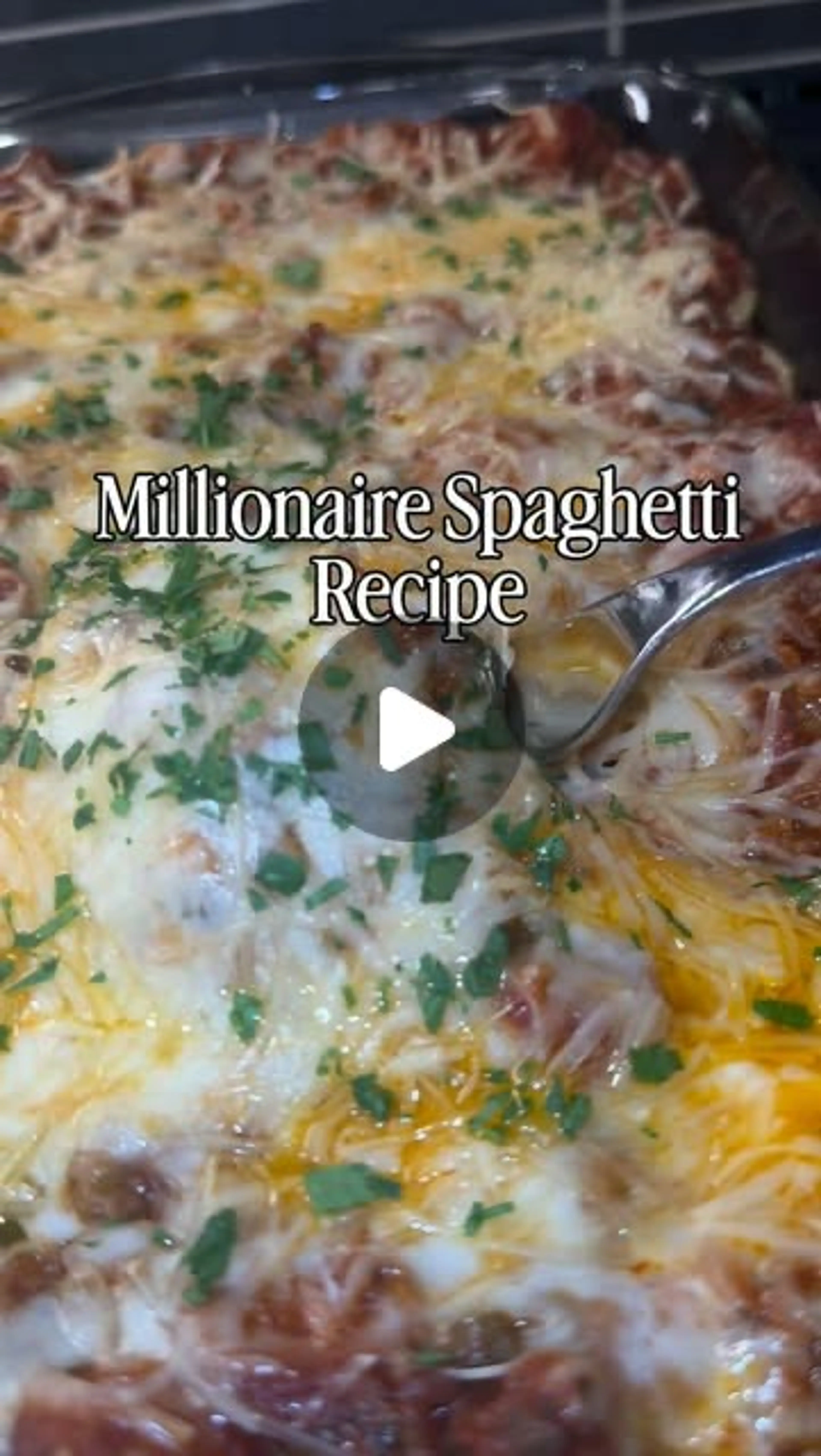 Millionaire Baked Spaghetti (big M Style