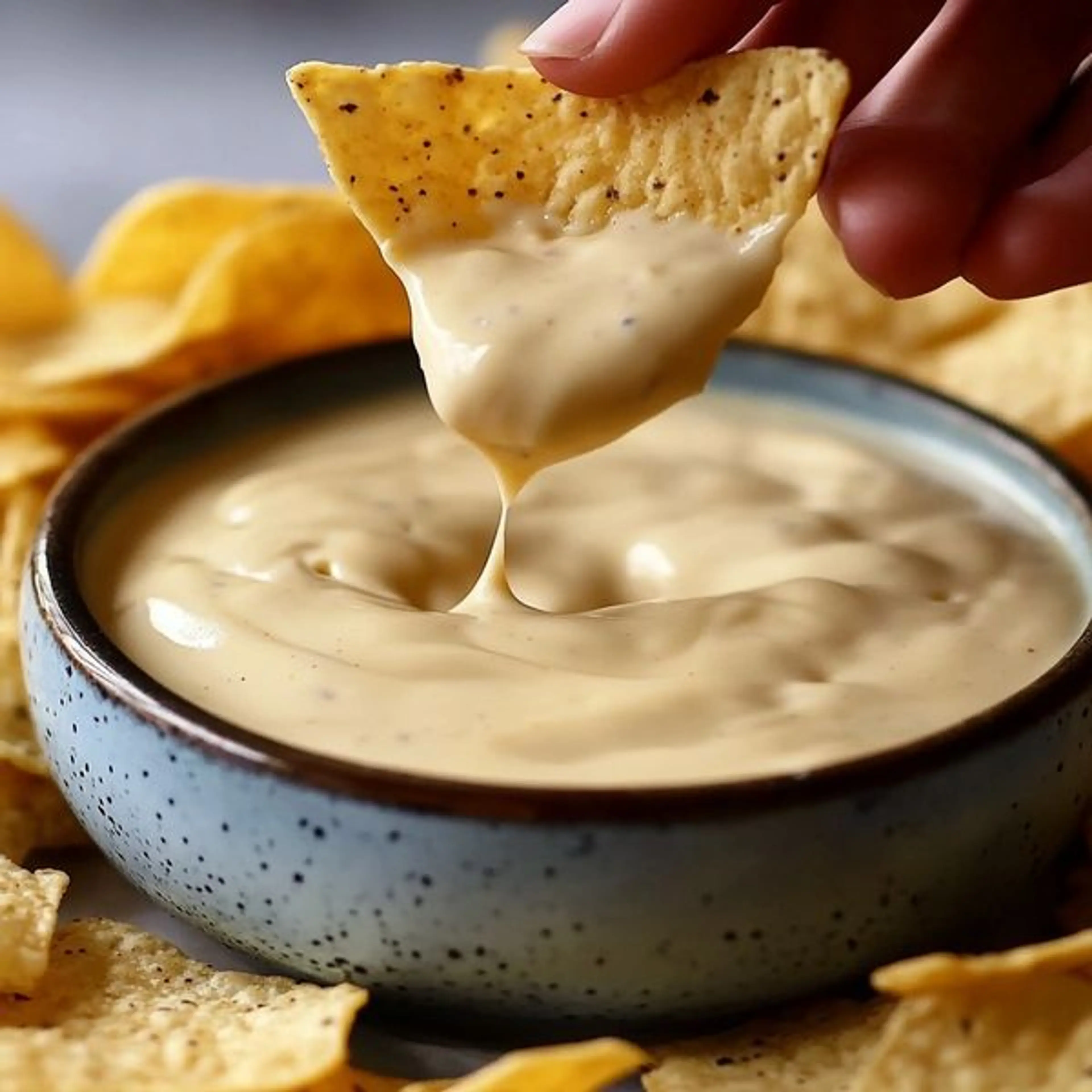 Mexican Restaurant-style White Queso Dip
