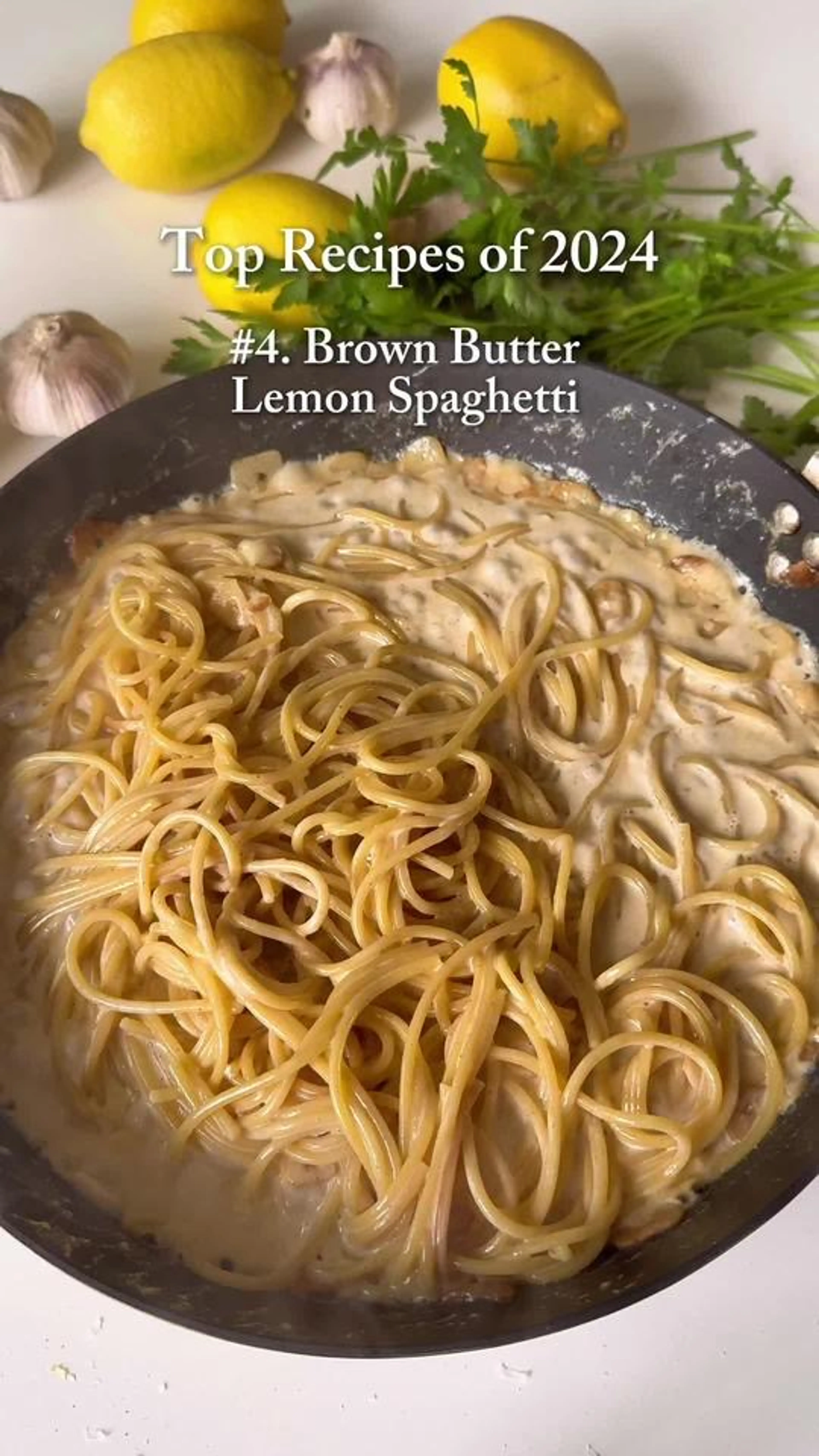 Brown Butter Lemon Spaghetti