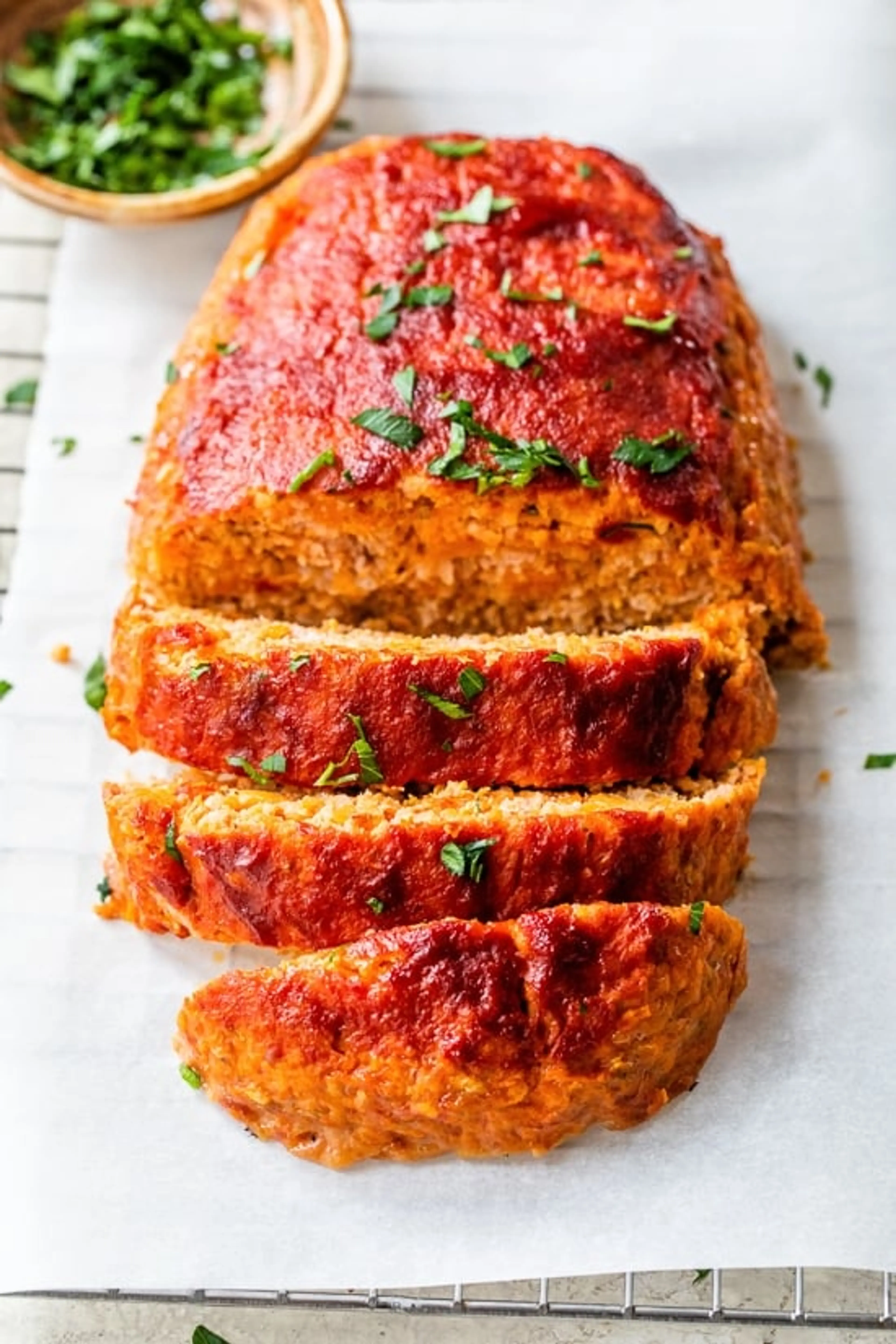 Sweet Potato Turkey Meatloaf