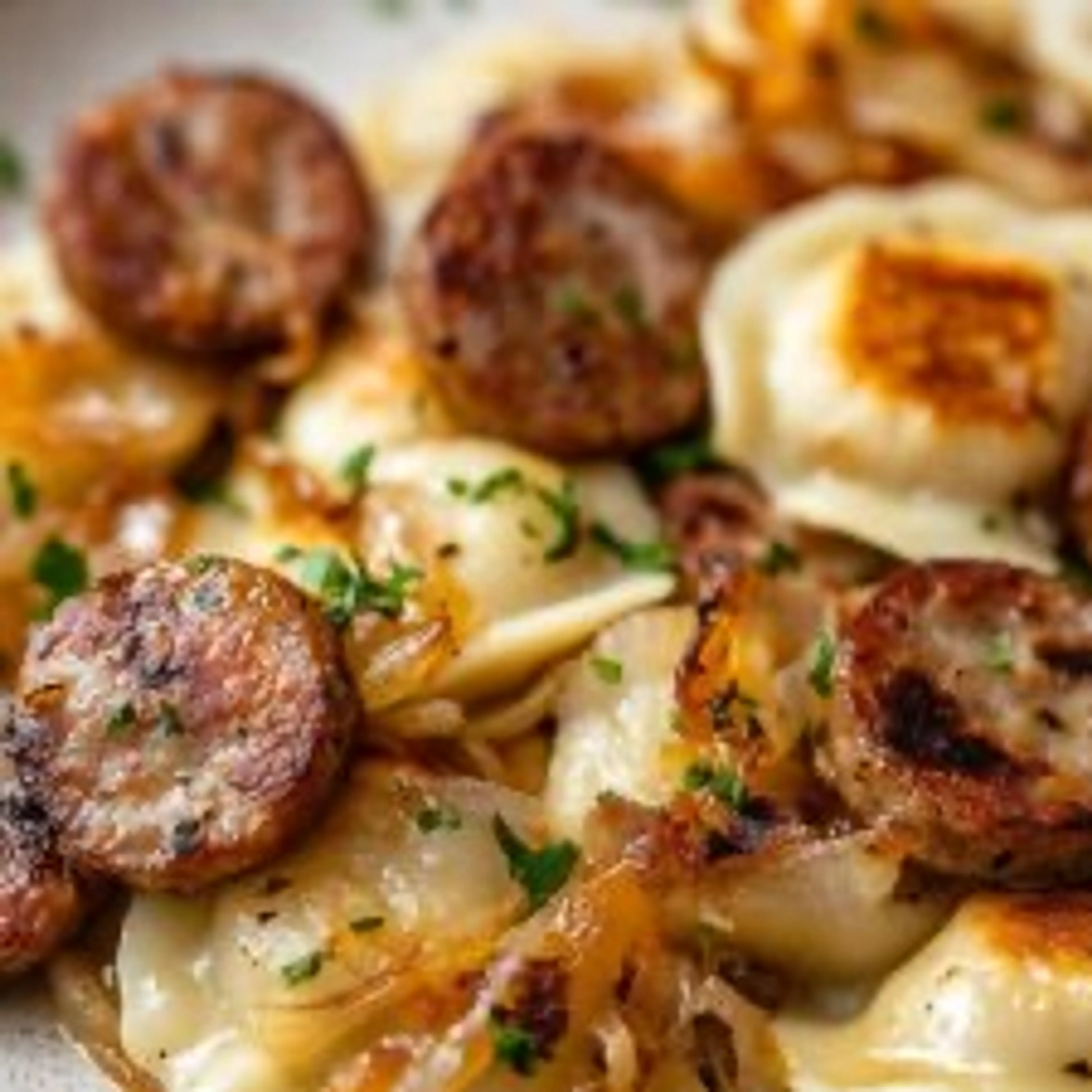 Very Easy Pierogi and Kielbasa in a Crockpot Recipe