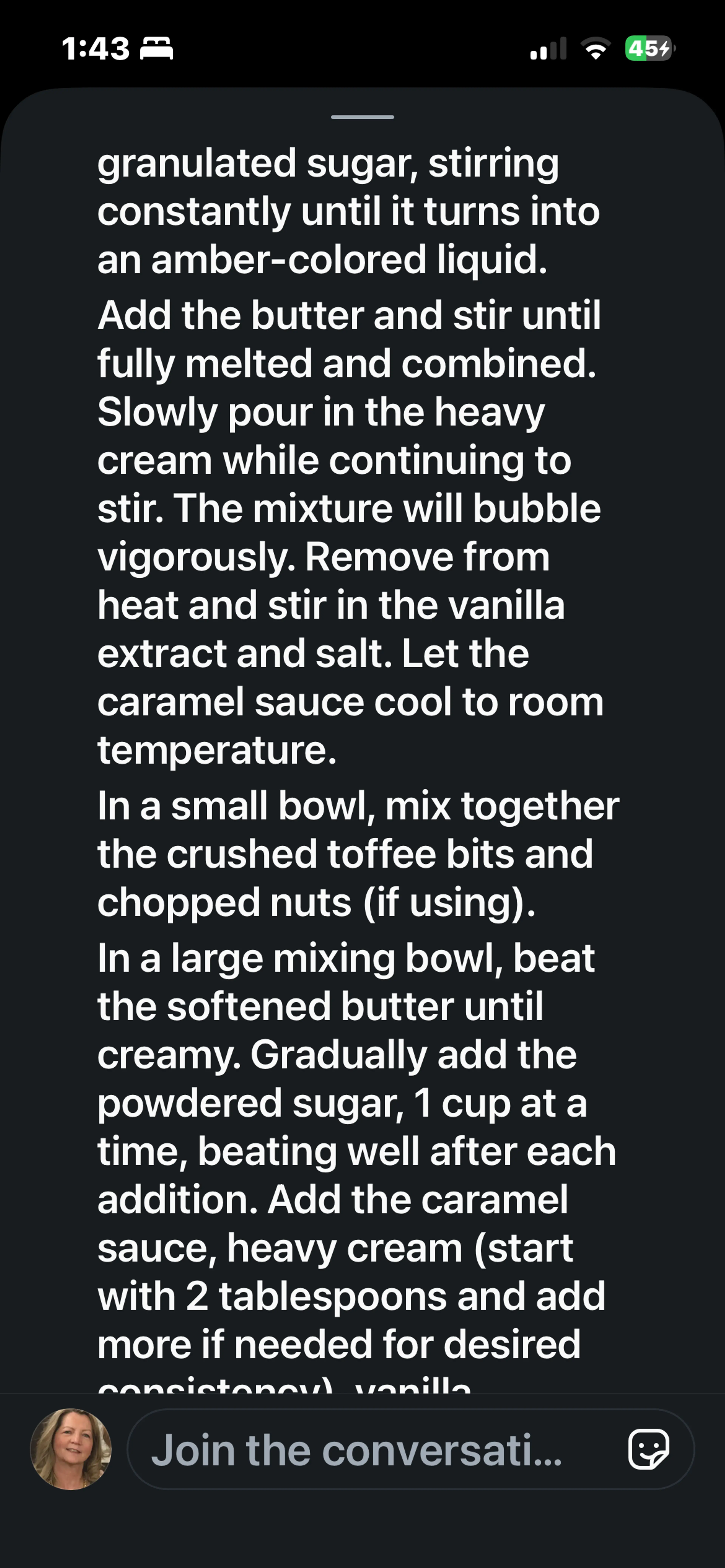 Caramel Crunch Cake Recipe