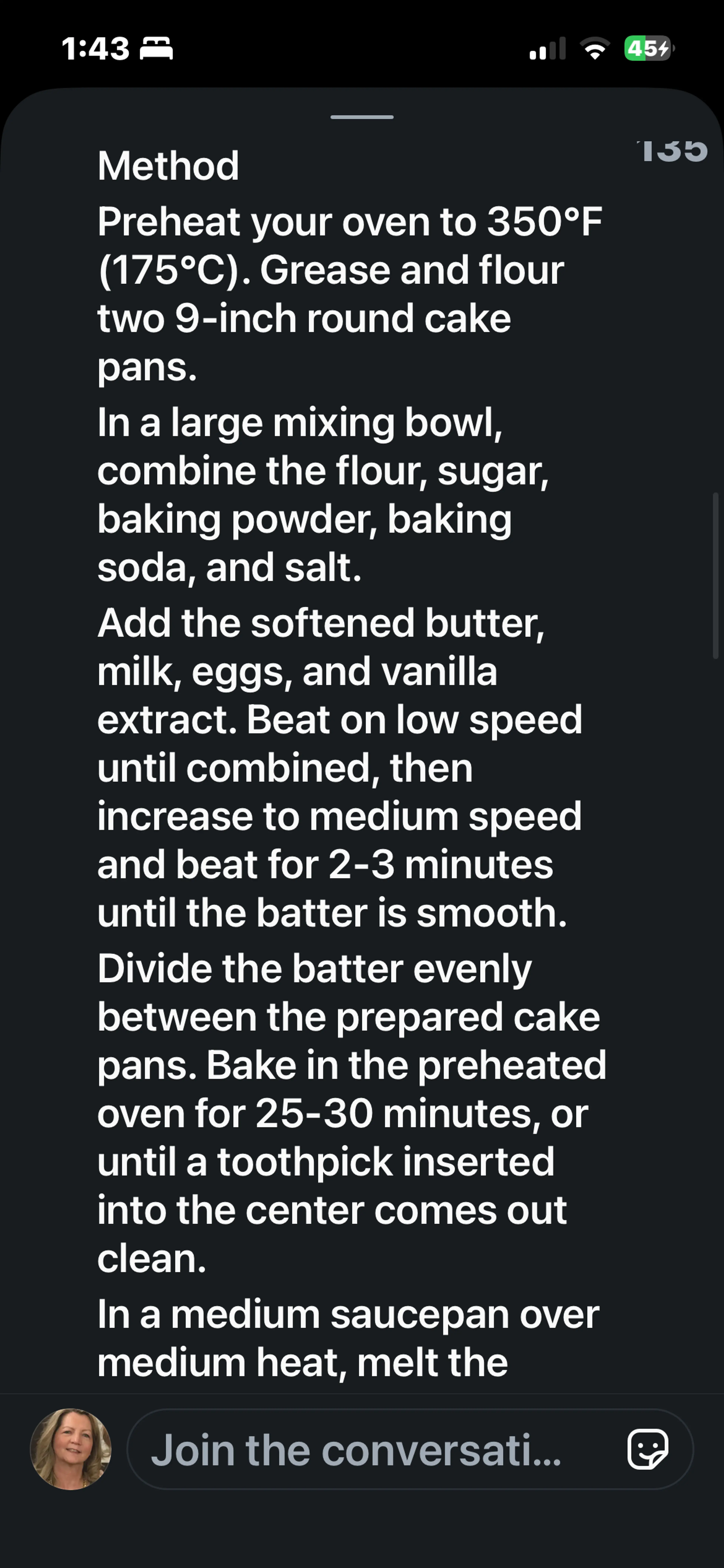 Caramel Crunch Cake Recipe