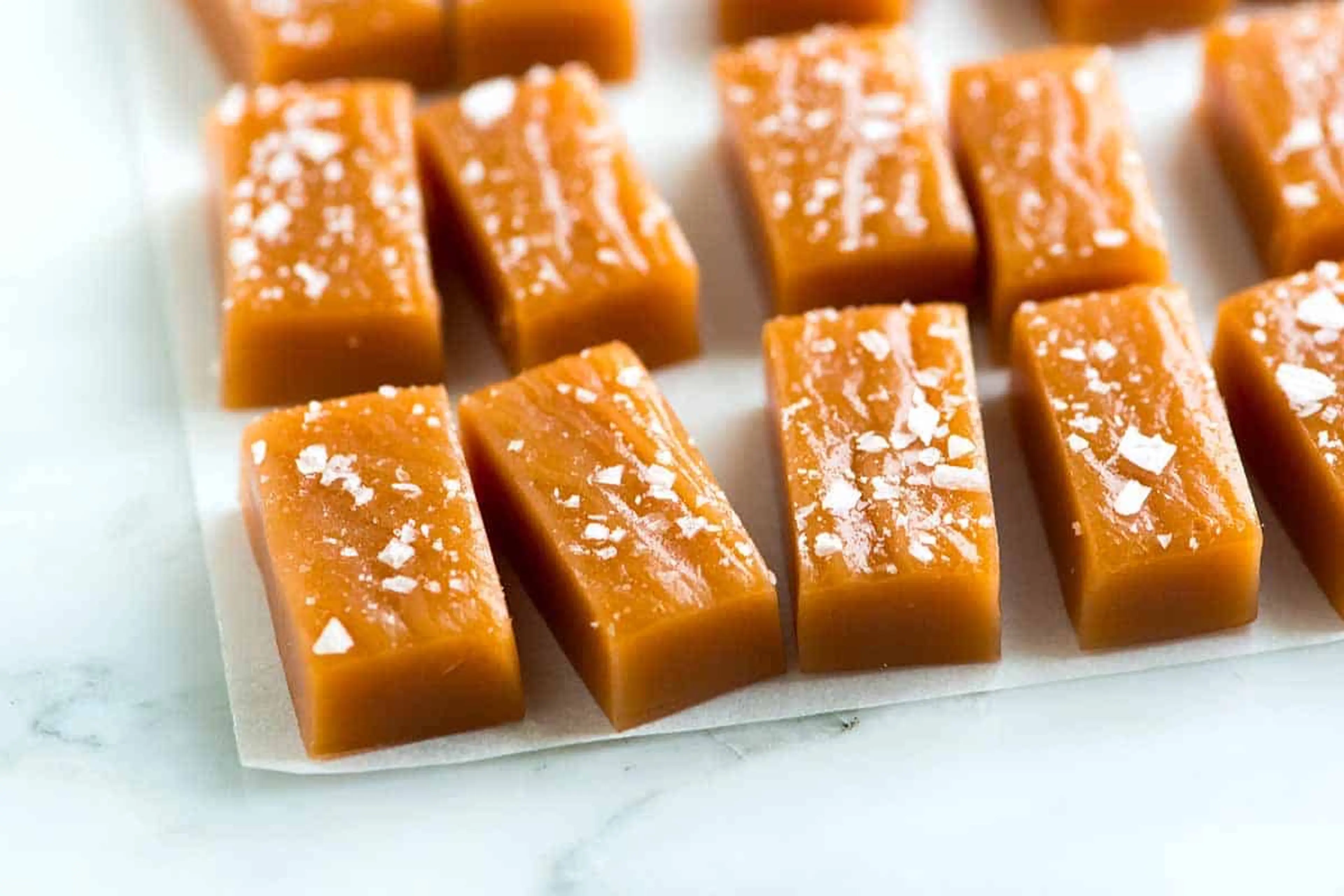 Homemade Salted Caramels