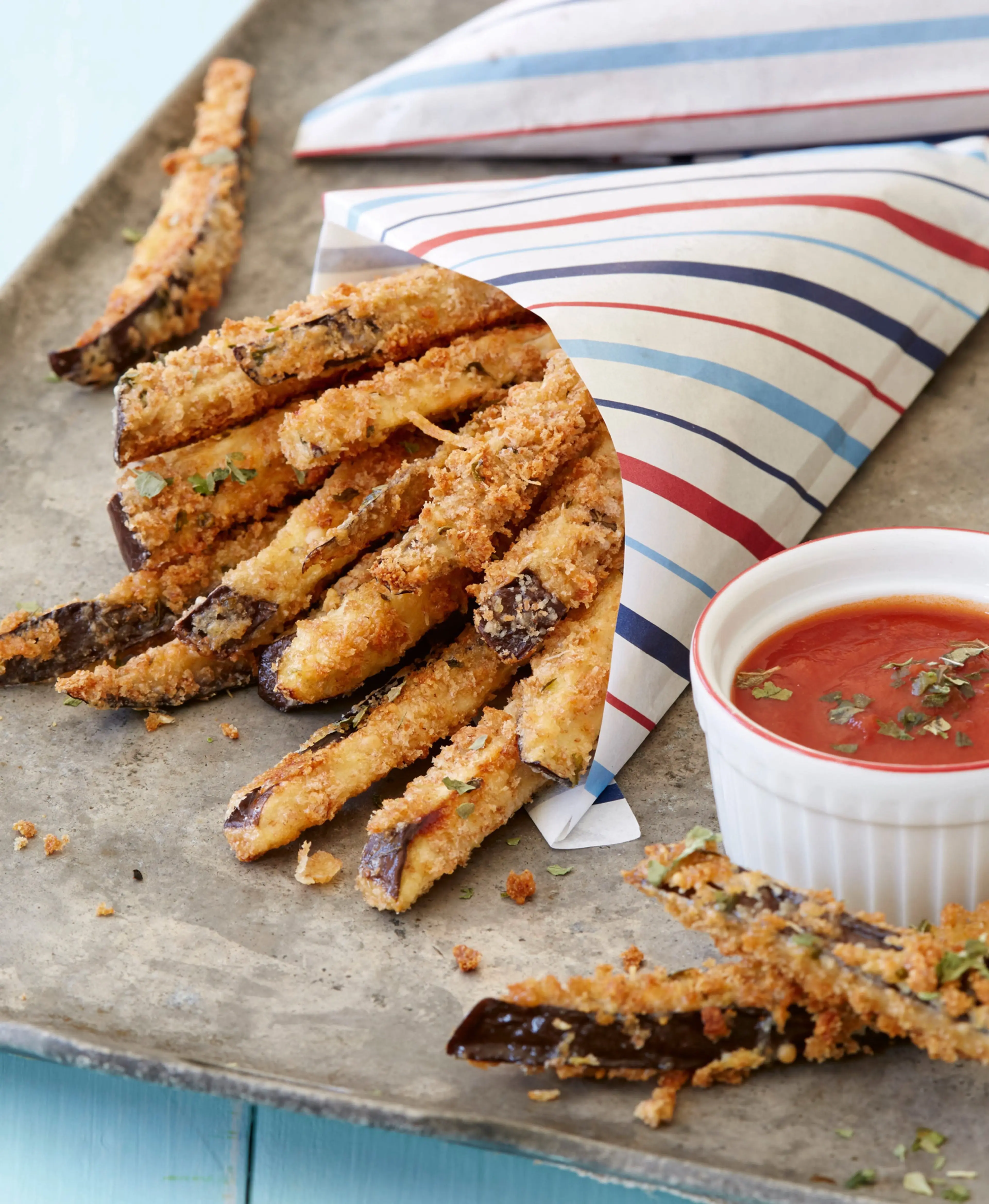 Eggplant Parmesan Fries