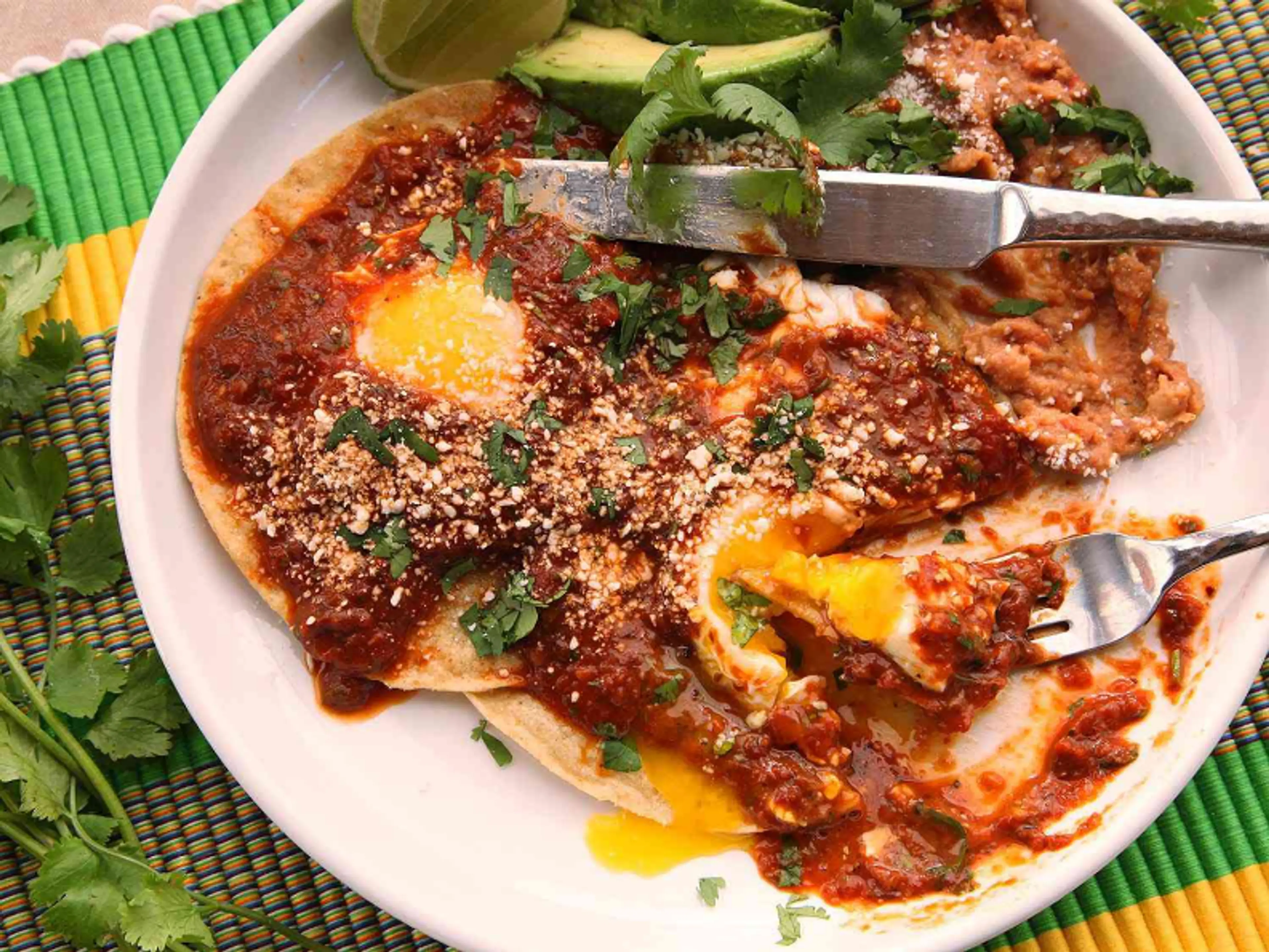 Quick and Easy Huevos Rancheros With Tomato-Chile Salsa