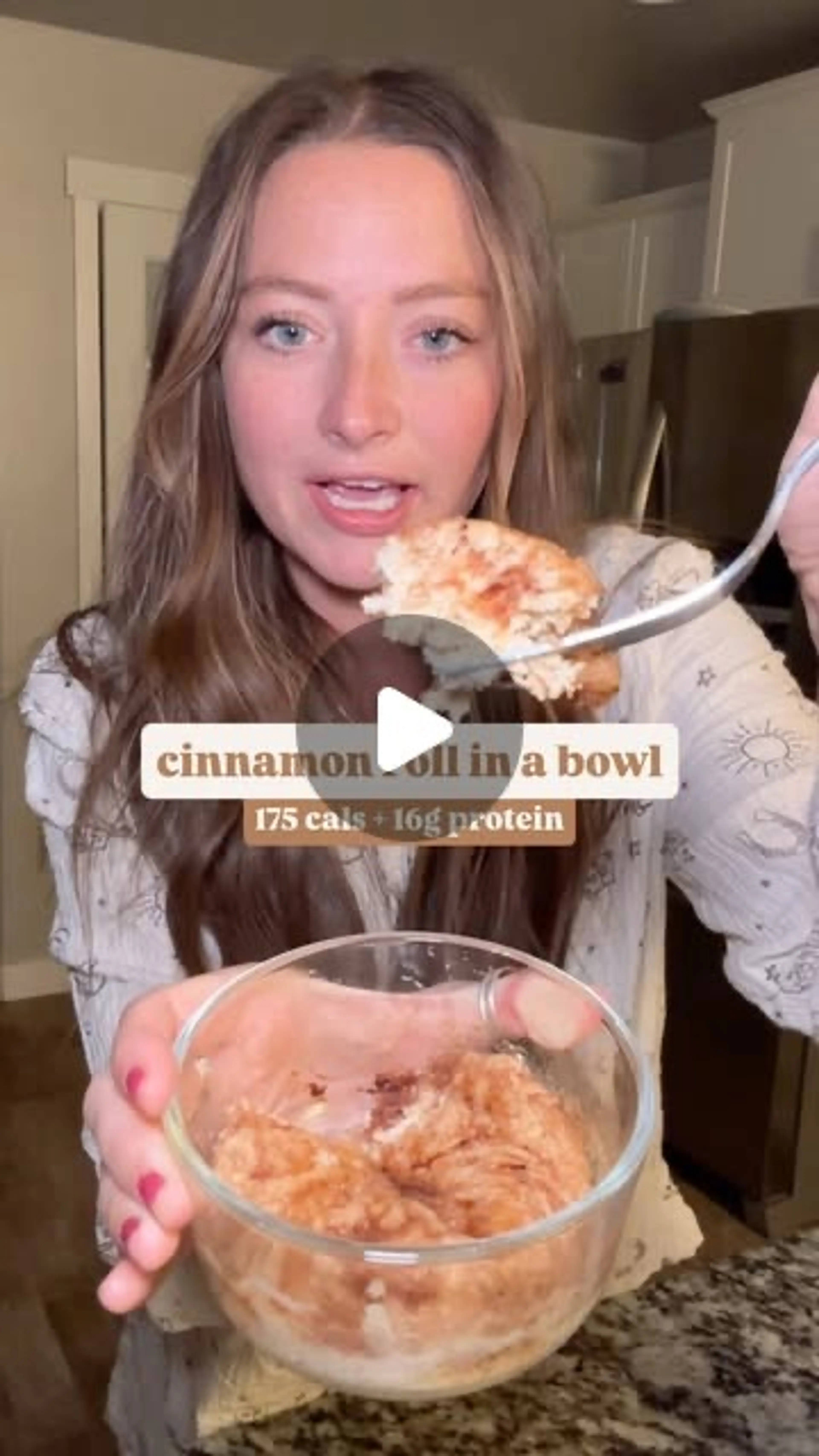 Cinnamon Roll in a Bowl