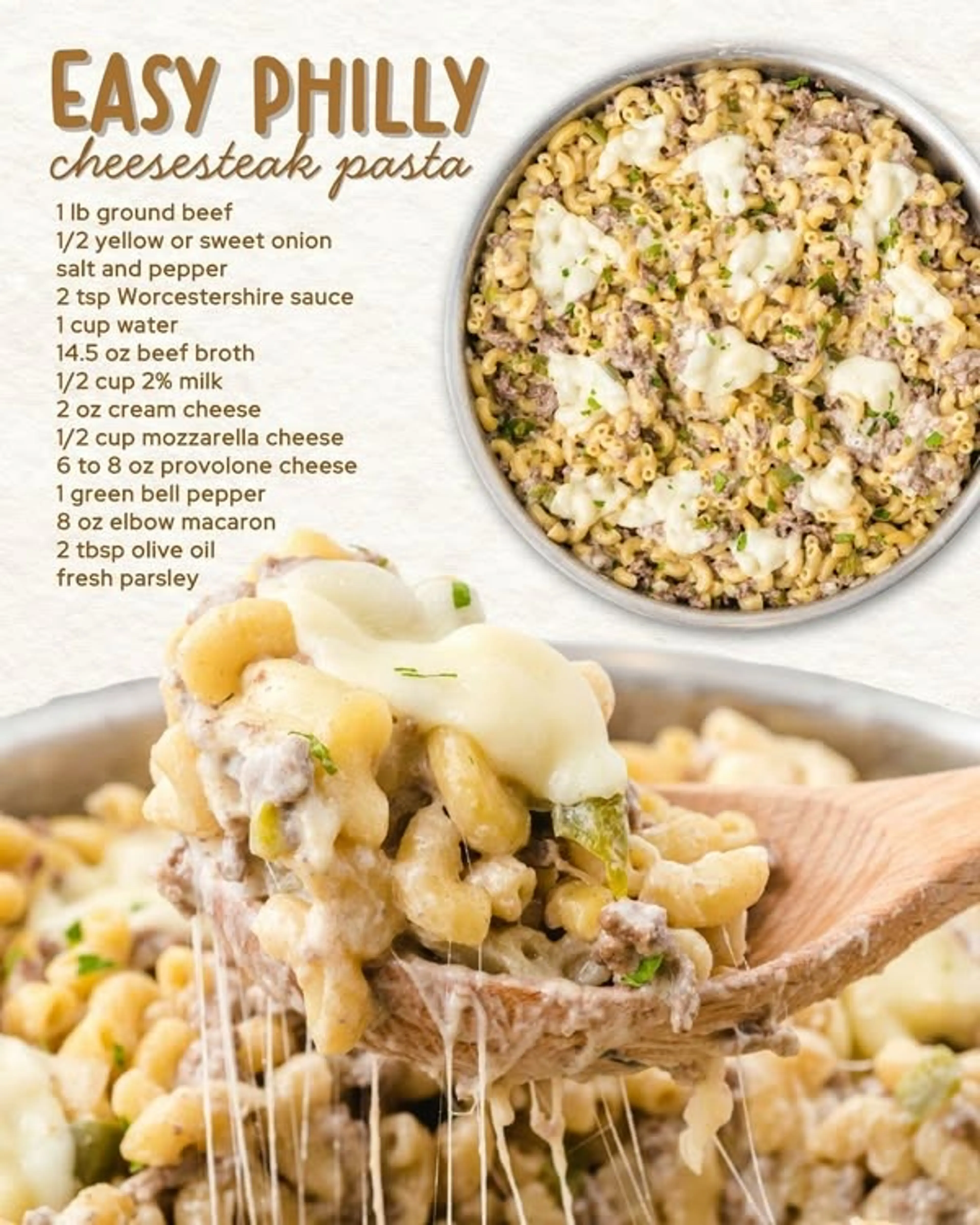 This Philly Cheesesteak Pasta Is Everything You Love in One