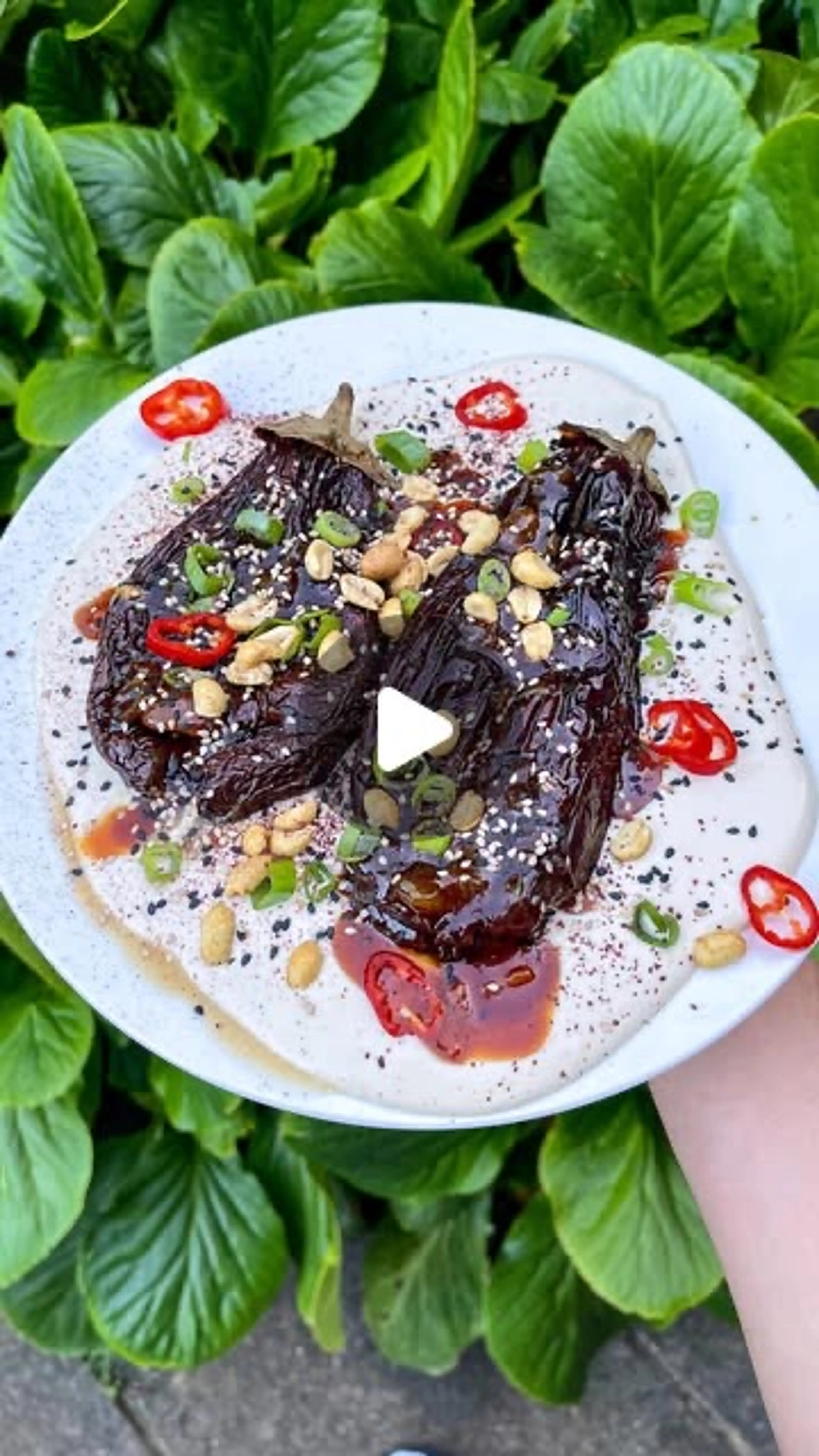 Sticky Mango Aubergines