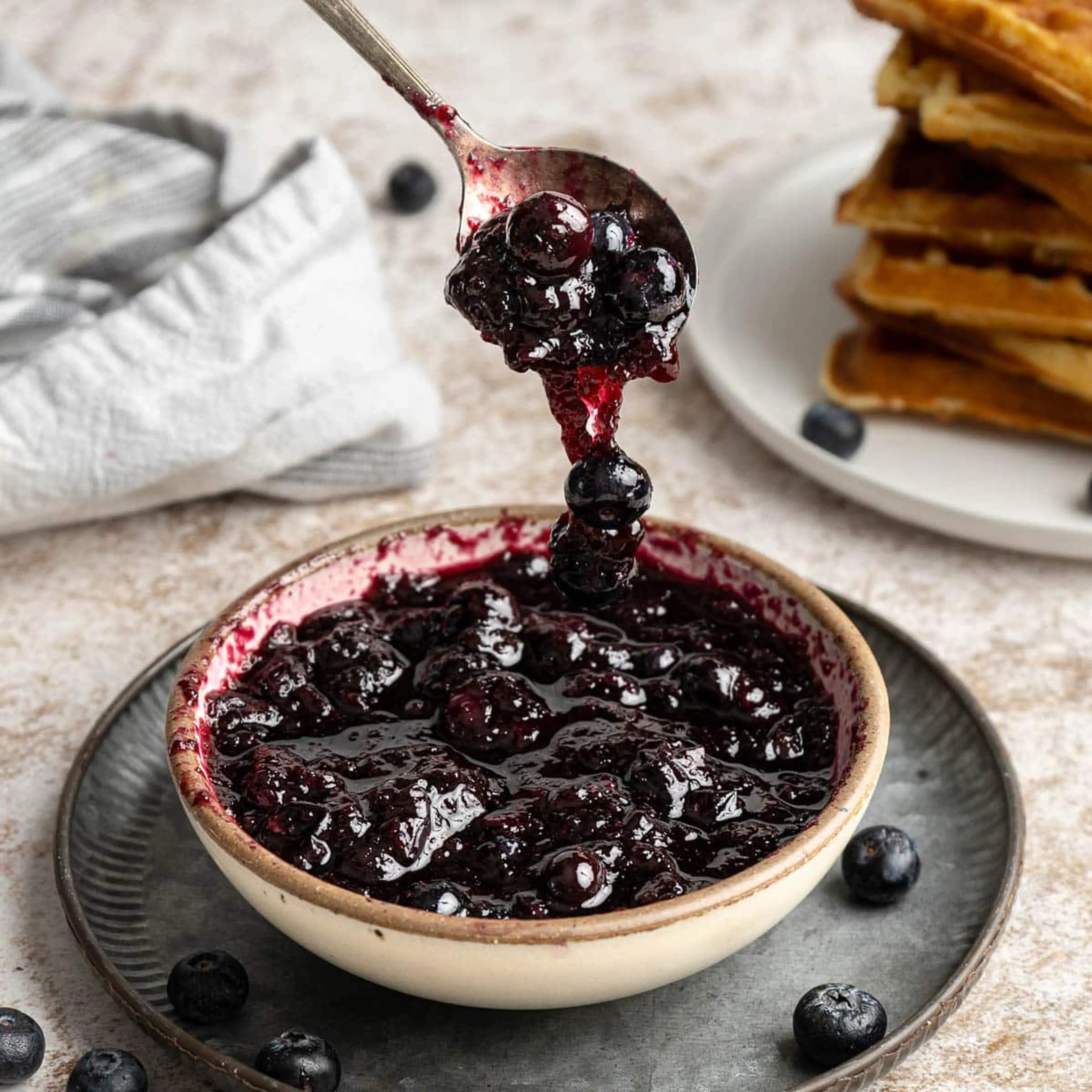 Homemade Blueberry Pancake Syrup