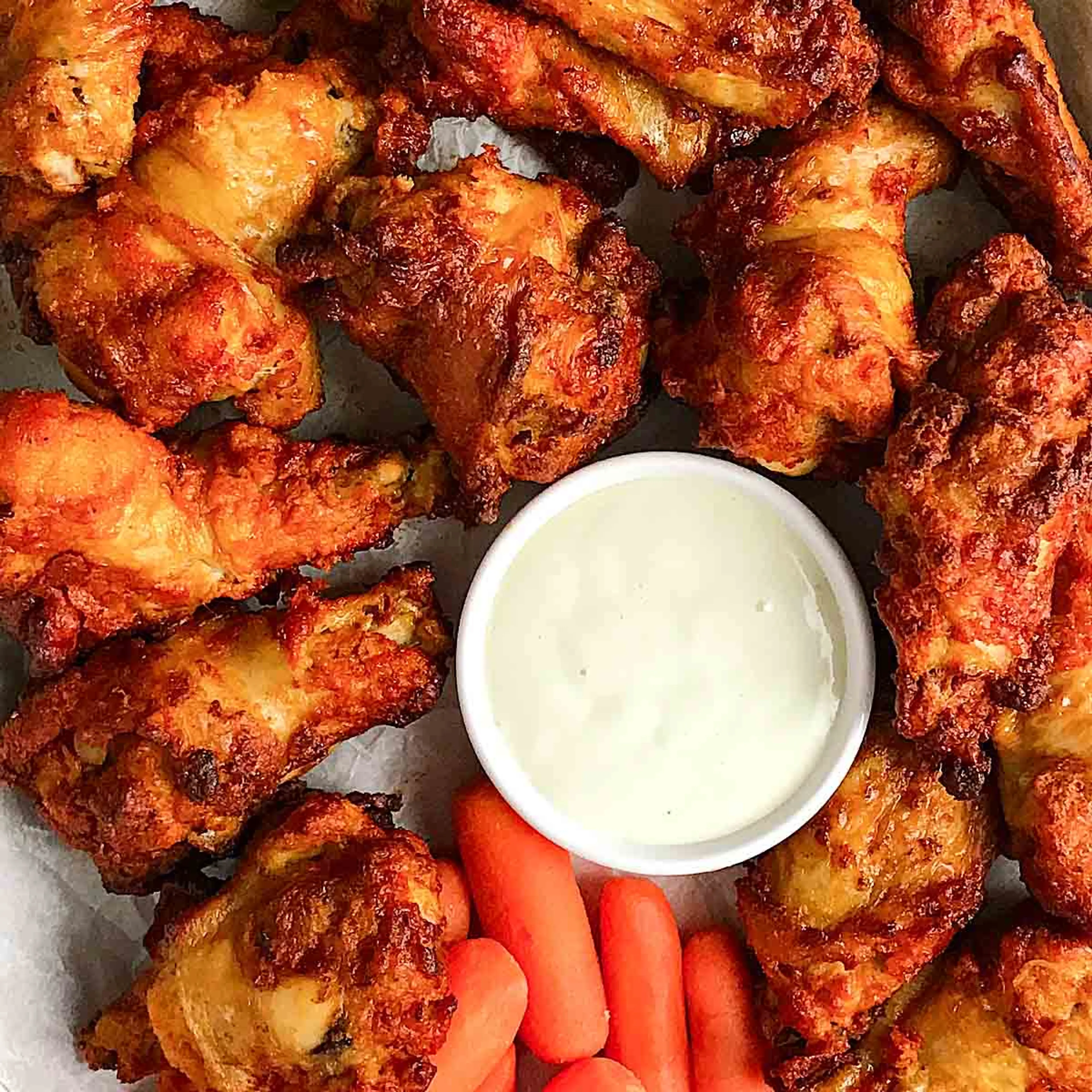 Tyson frozen chicken wings in air fryer