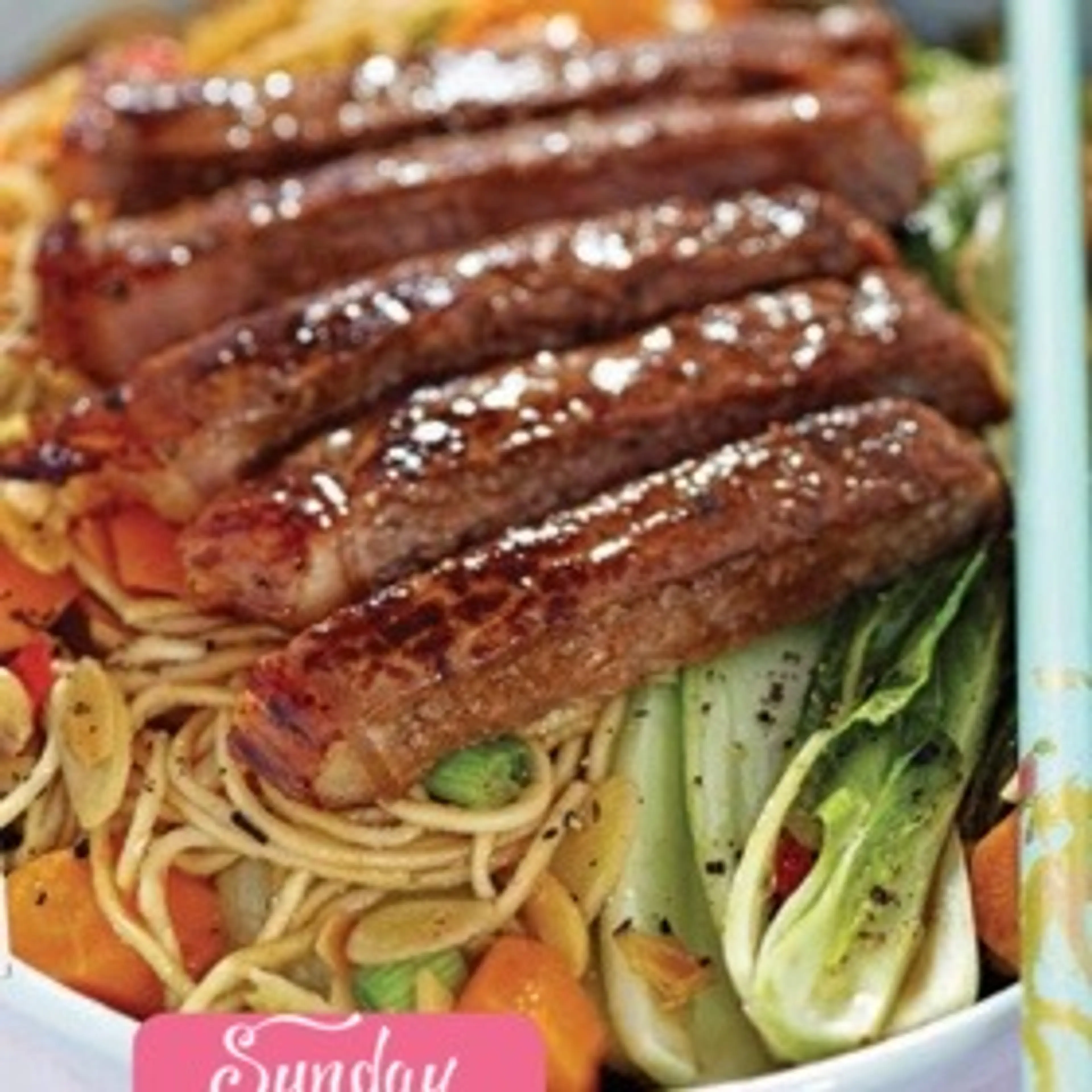 Steak and pak choi stir-fry