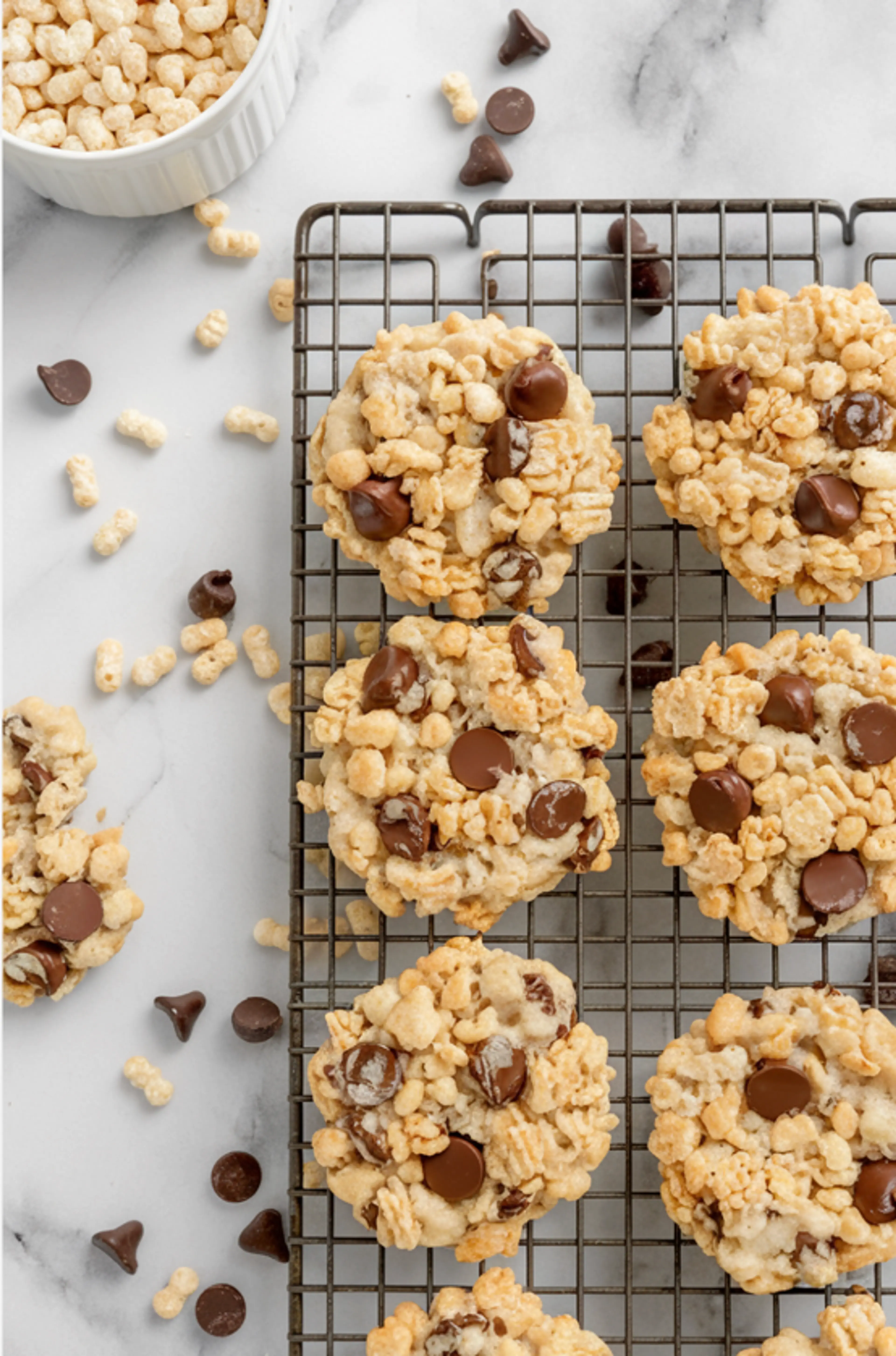 Rice Krispie Chocolate Chip Cookies