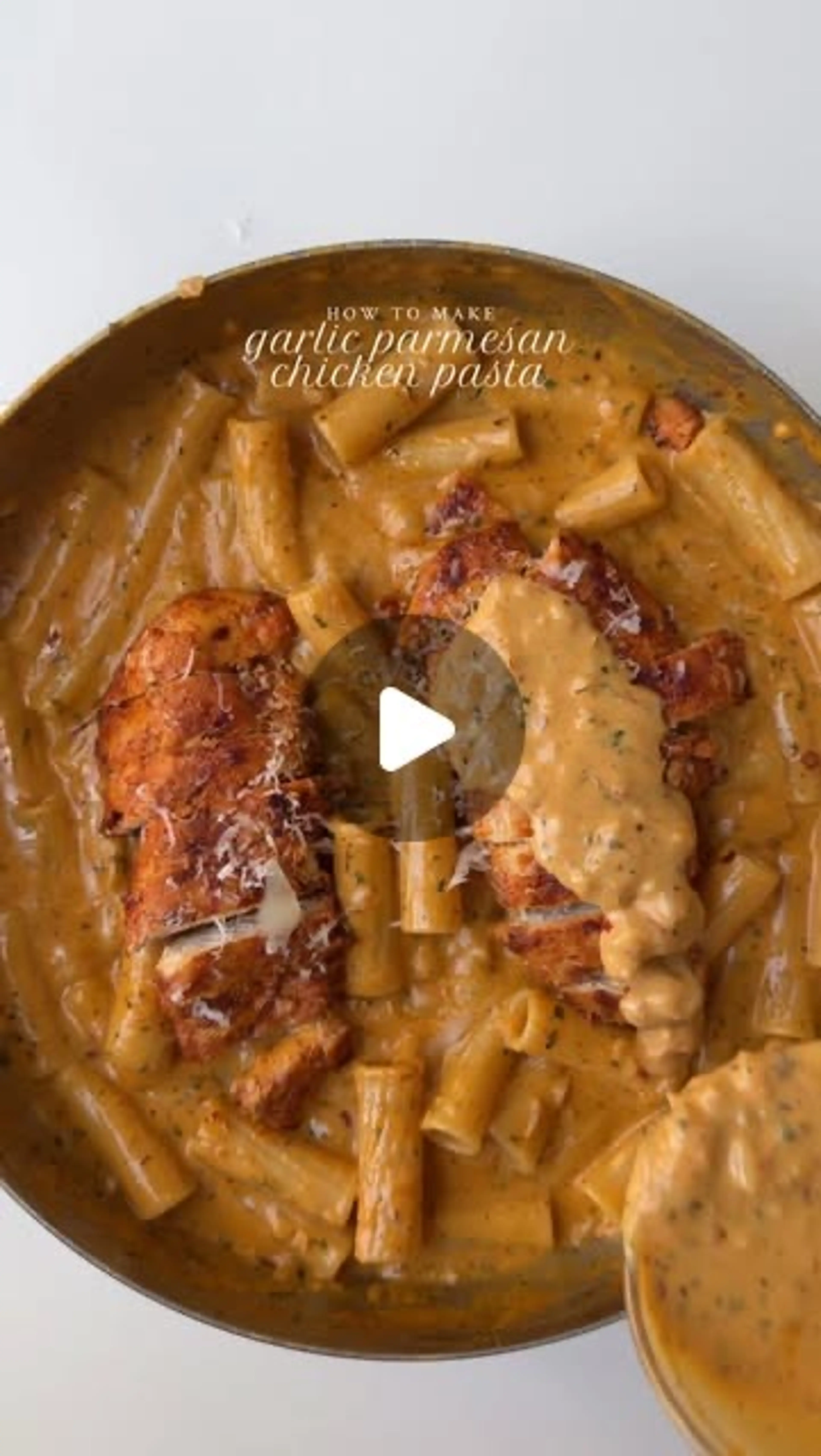 Creamy Garlic Parmesan Chicken Pasta