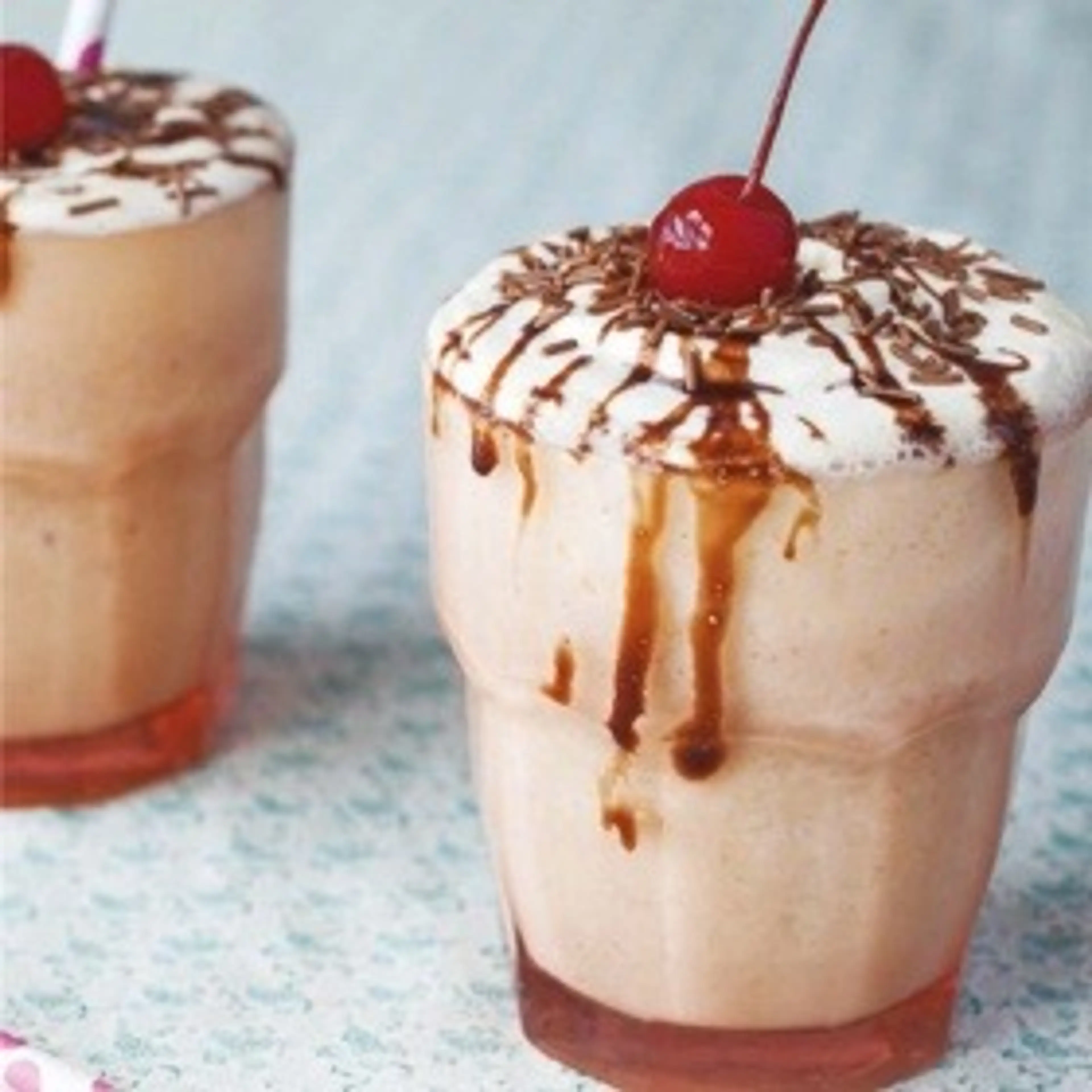 Banana split milkshake