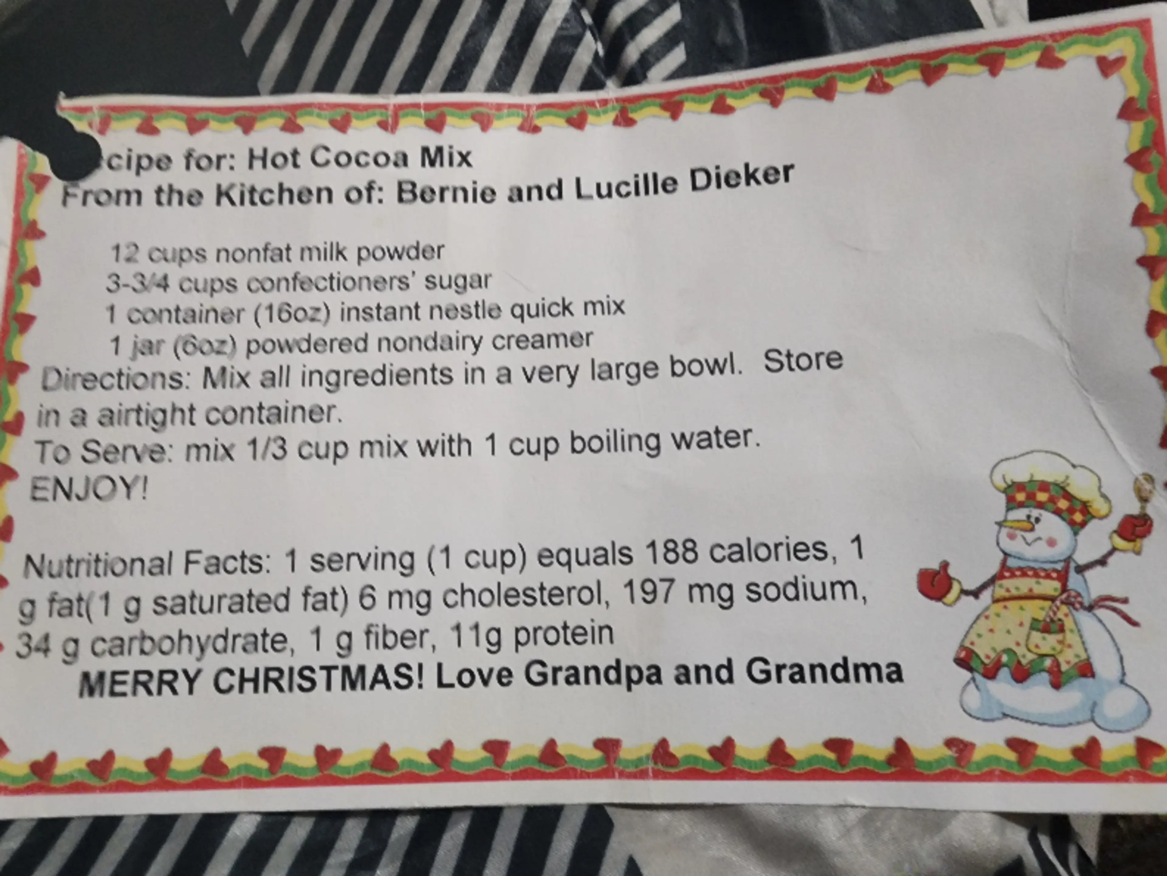 Hot Cocoa Mix - GMA Dieker