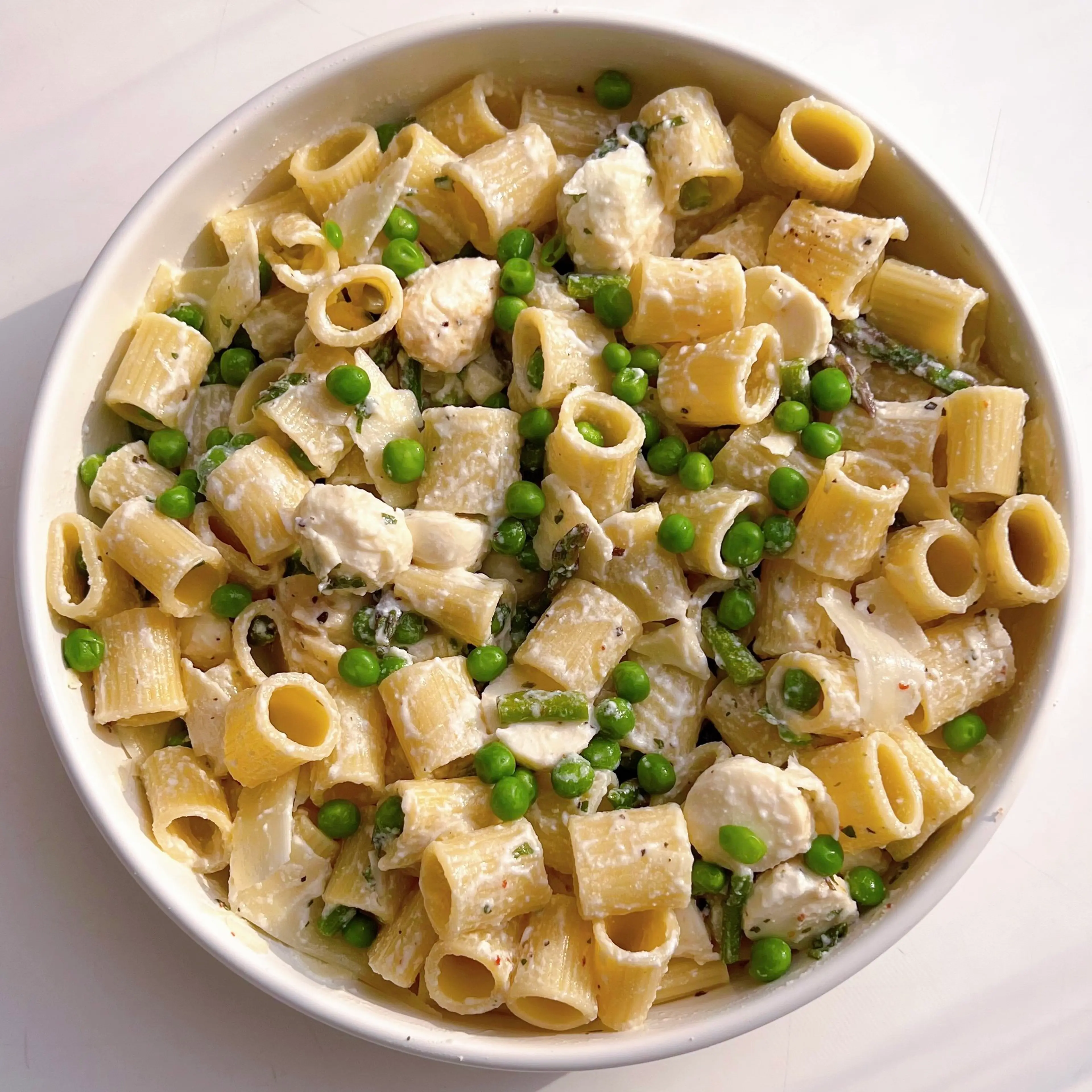 Lemon Ricotta Pasta Salad