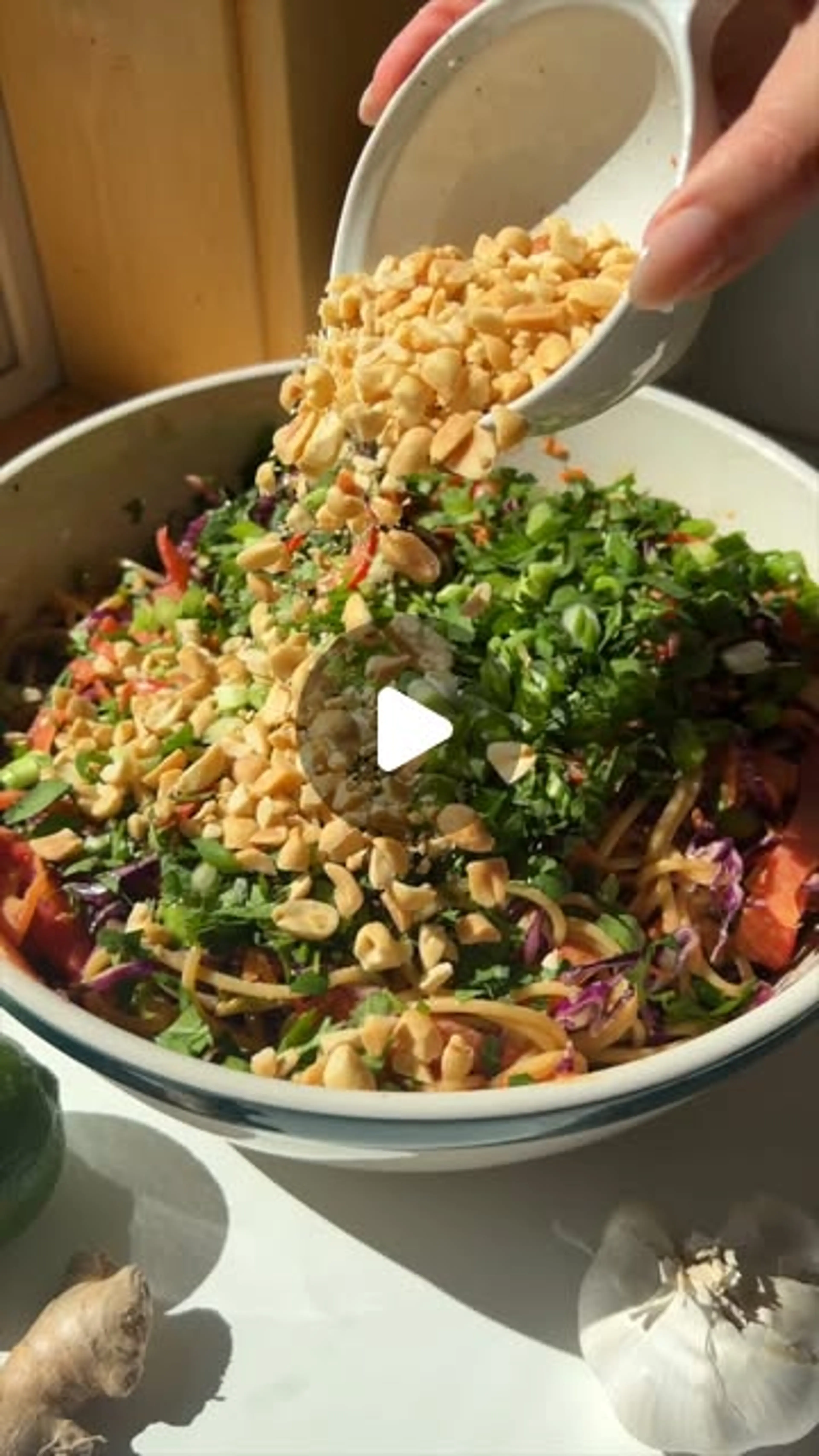 Thai-inspired Peanut Pasta Salad