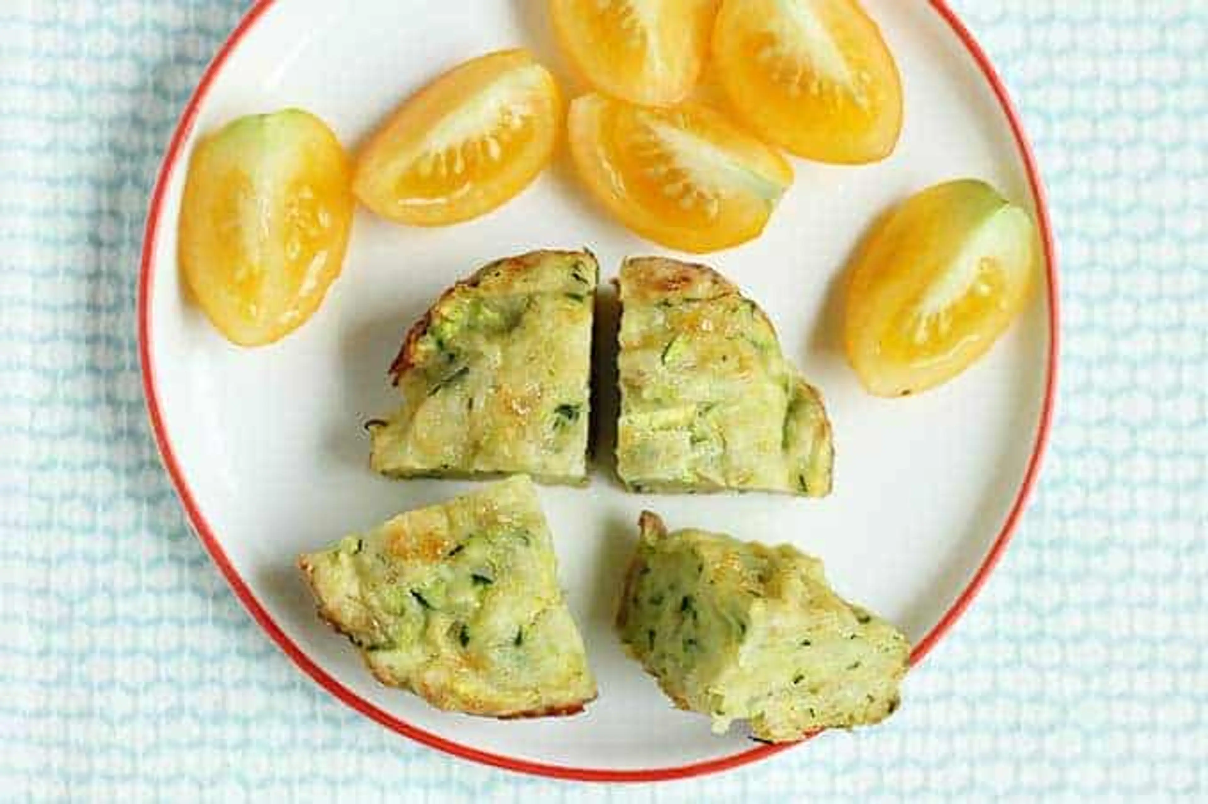 Easy Baked Zucchini Fritters