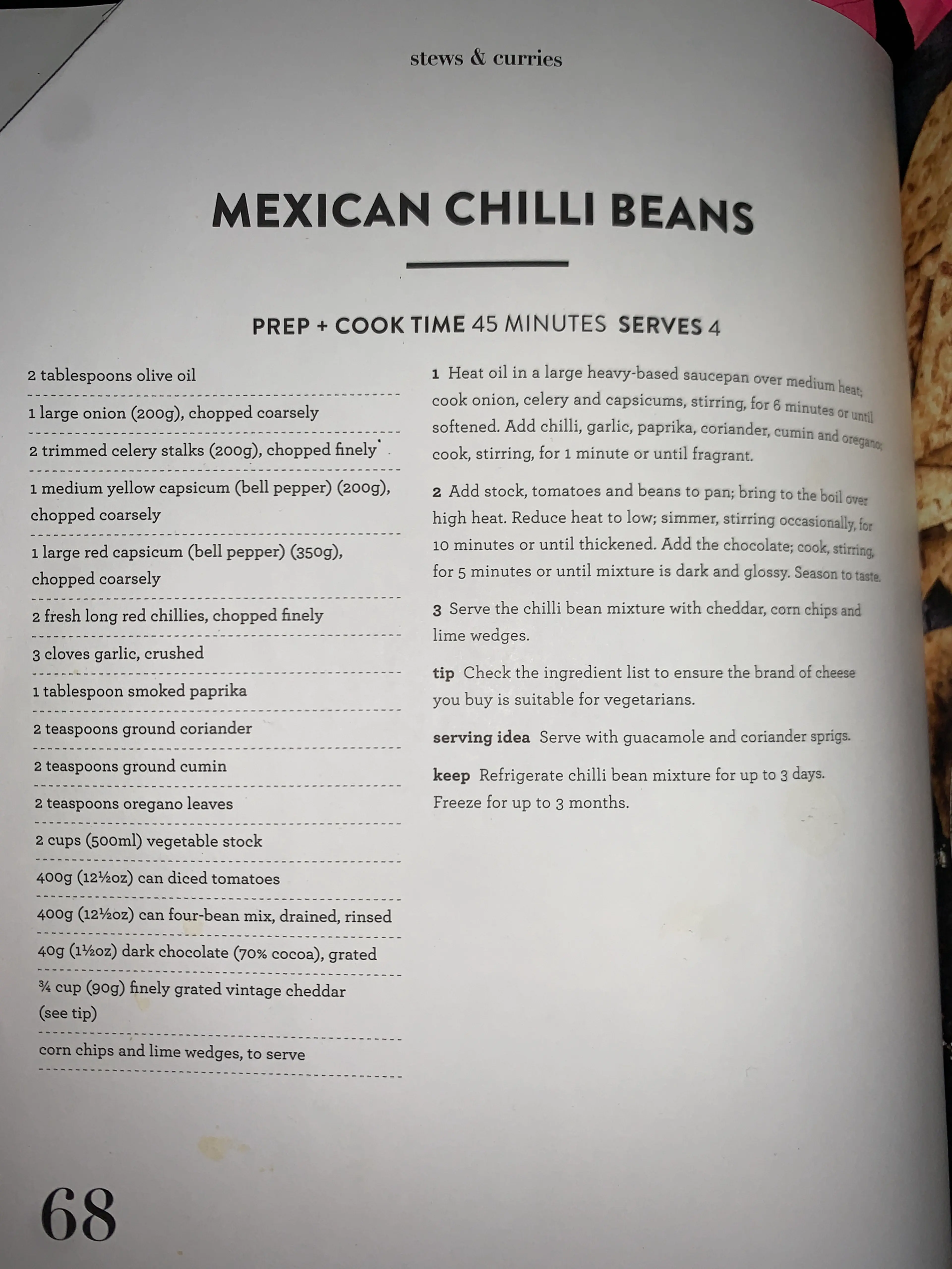 MEXICAN CHILLI BEANS