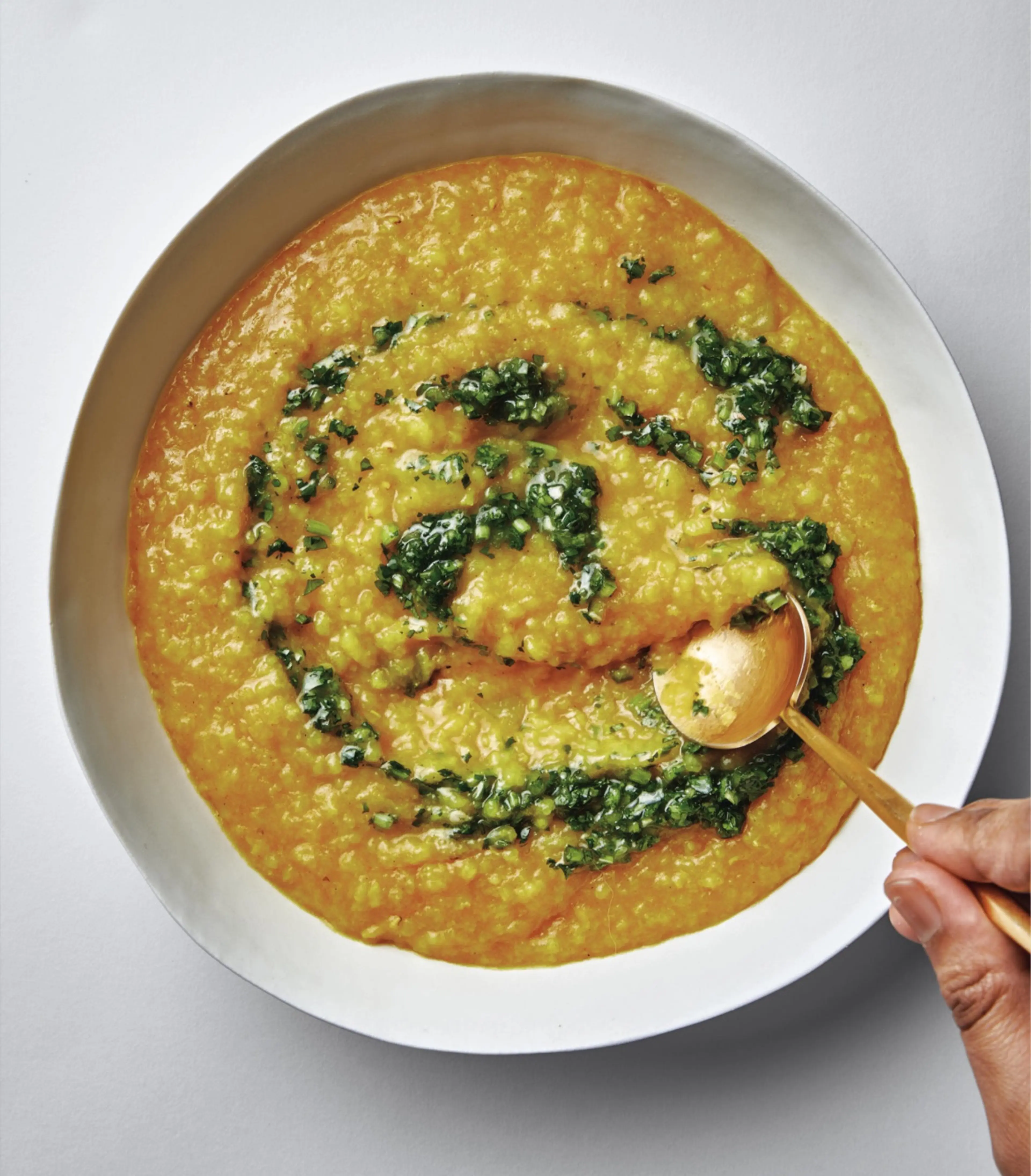 Ginger and Turmeric Rice Porridge