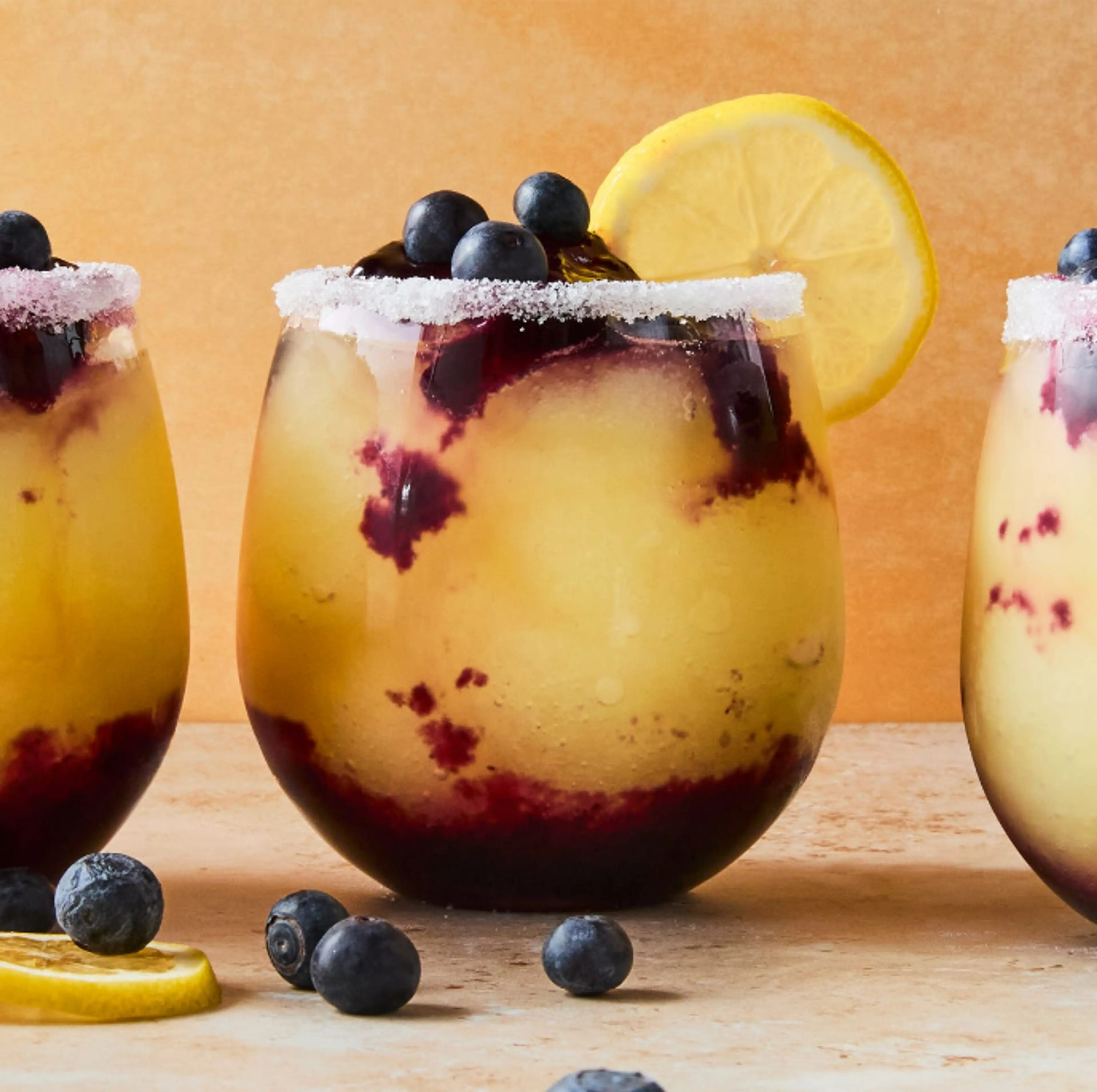 Blueberry Lemon Drop Slushies