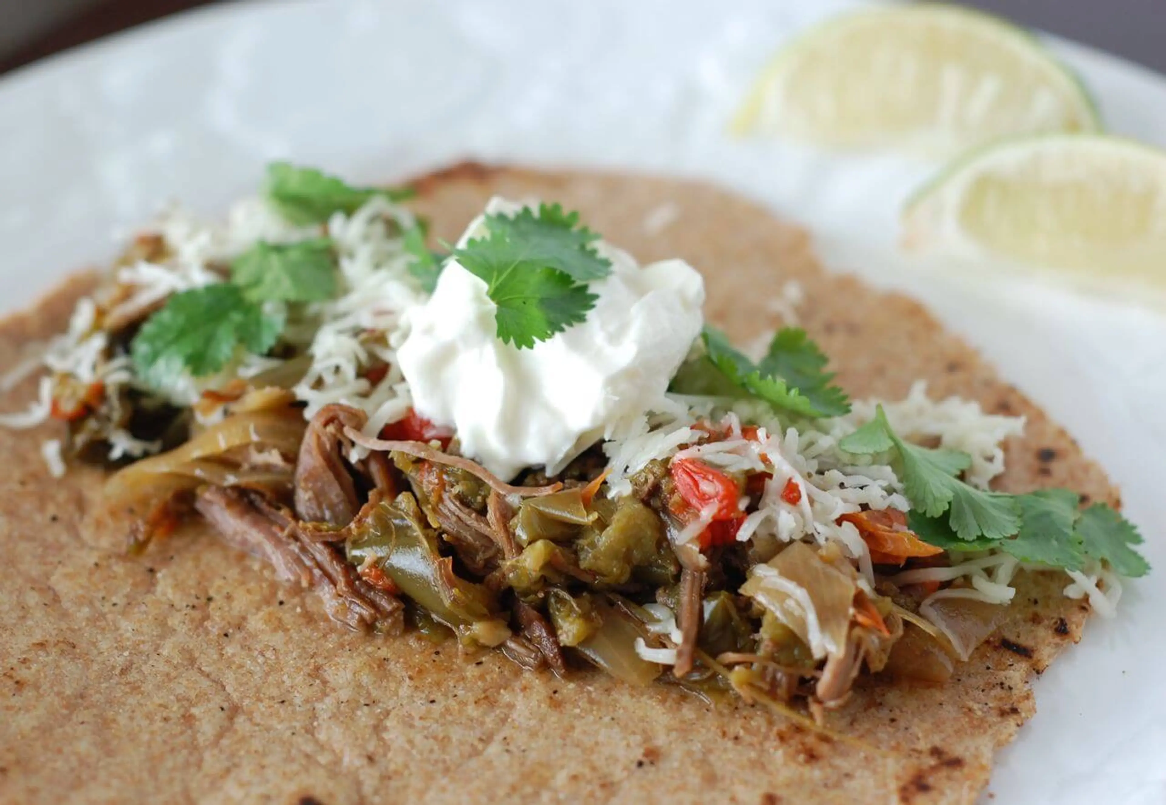 Slow Cooker Flank Steak Fajitas