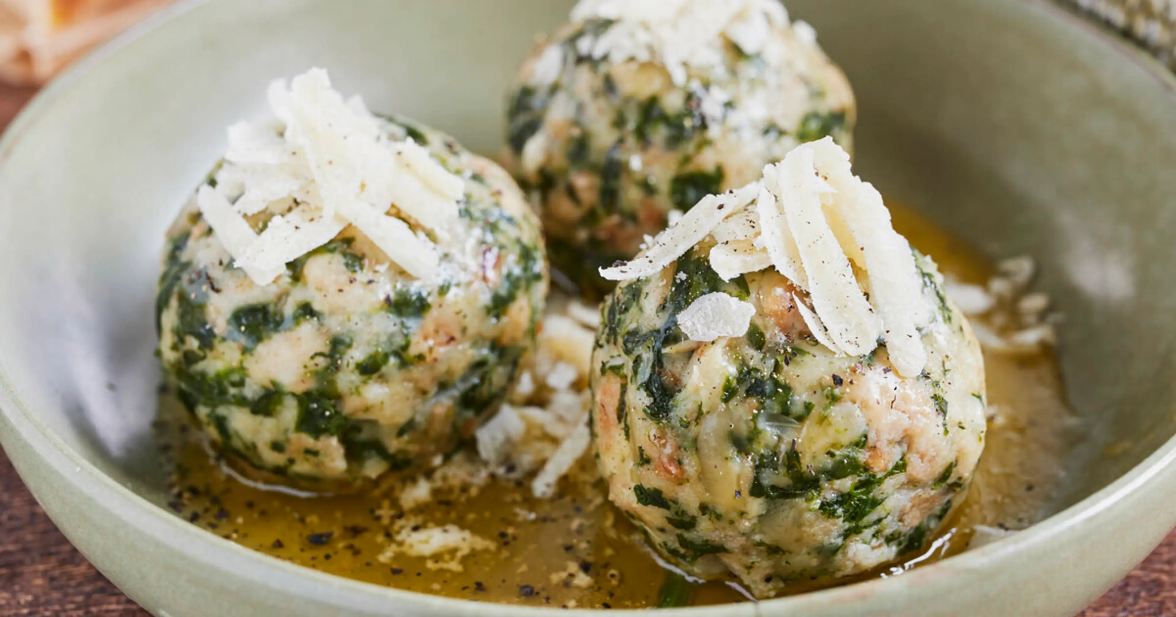 Südtiroler Spinatknödel