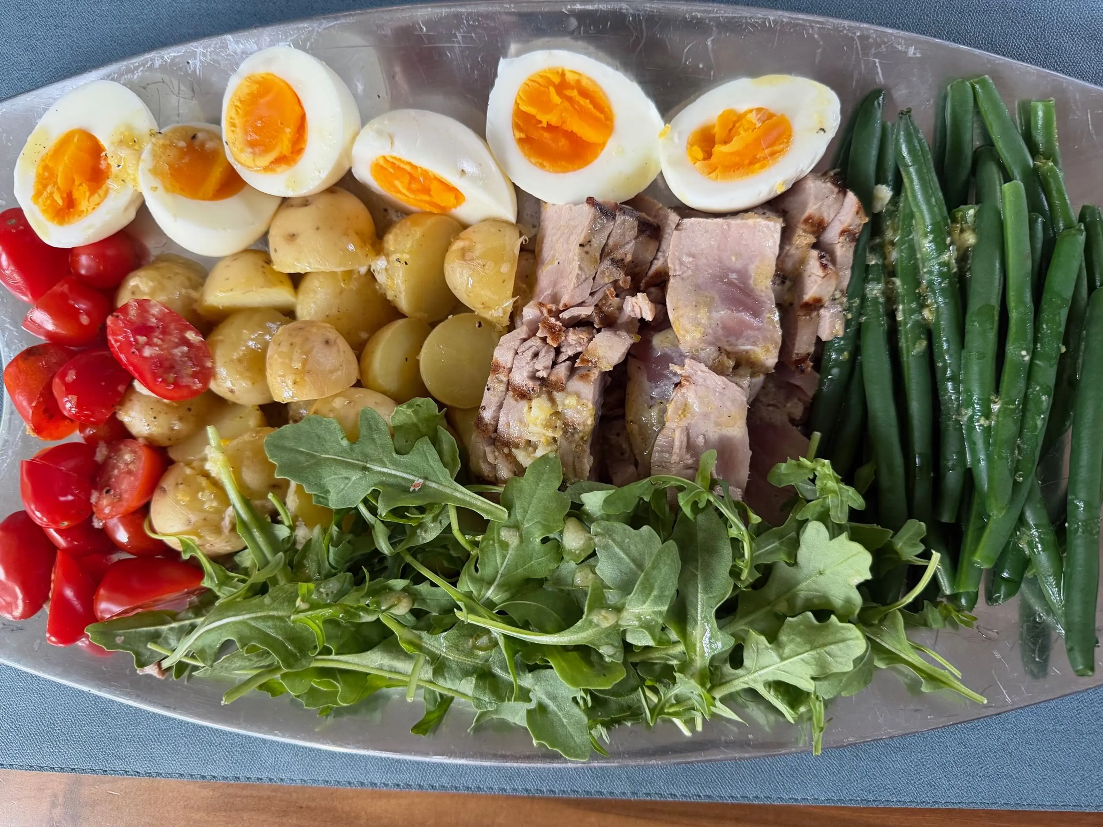 Roasted Salmon Nicoise Platter (Ina Garten)