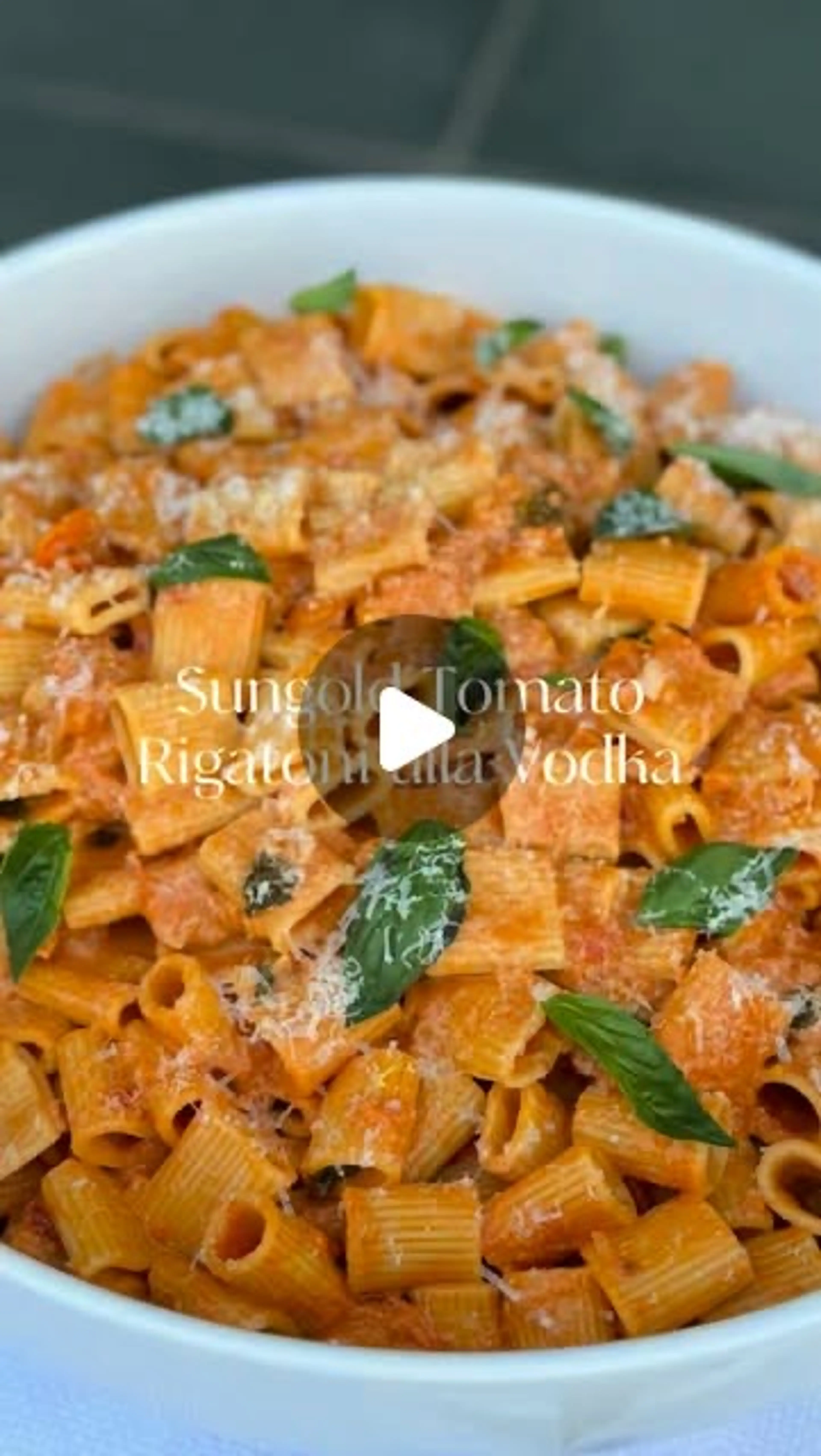 Sungold Rigatoni Alla Vodka
