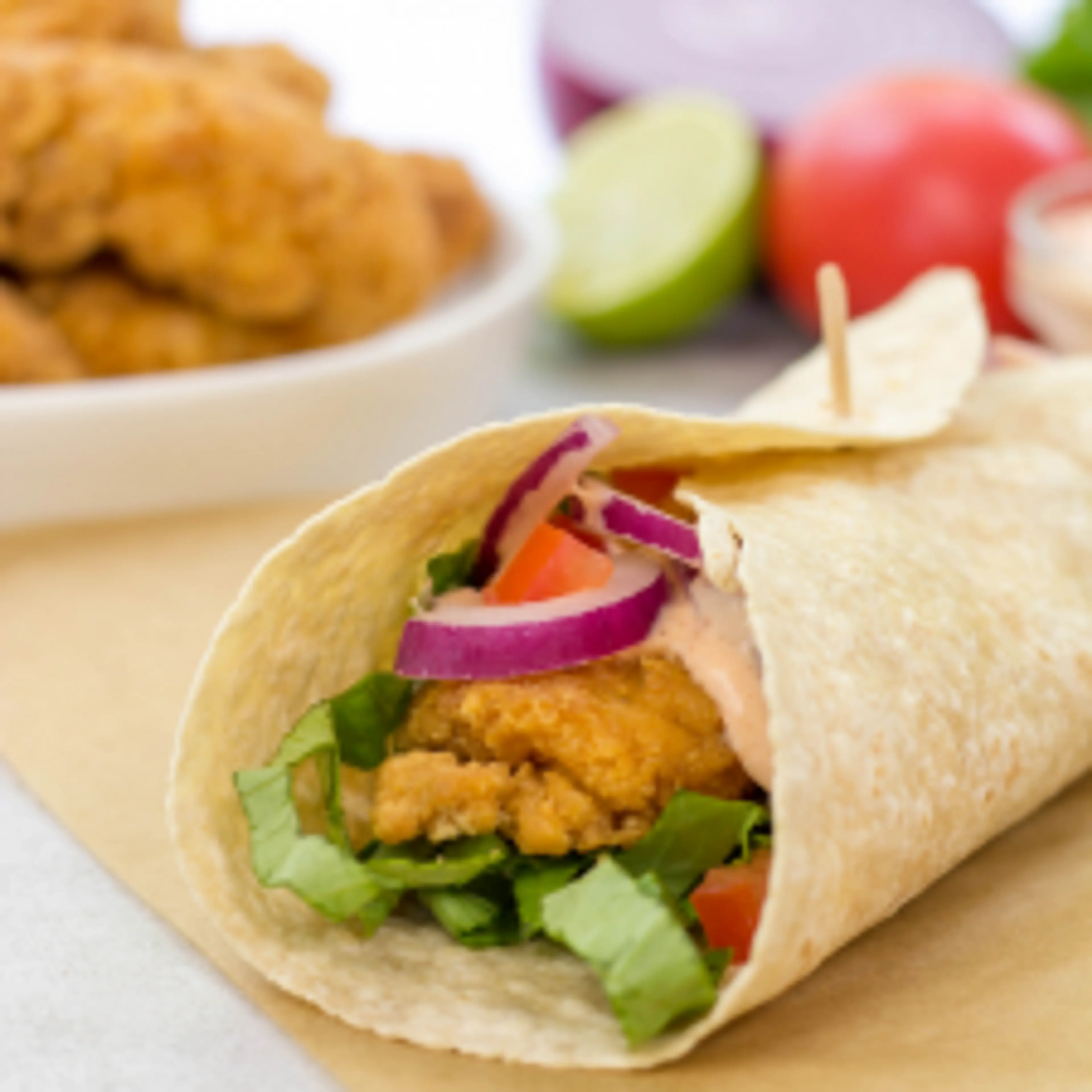 Crispy Chicken Strip Wrap