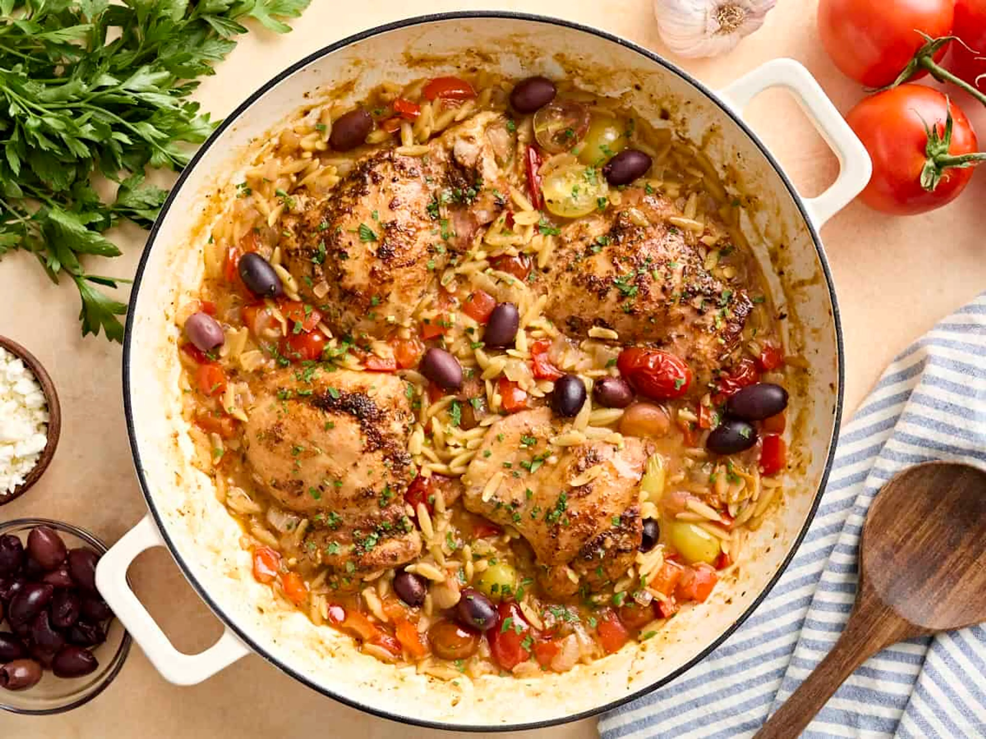 Greek Chicken and Orzo Recipe