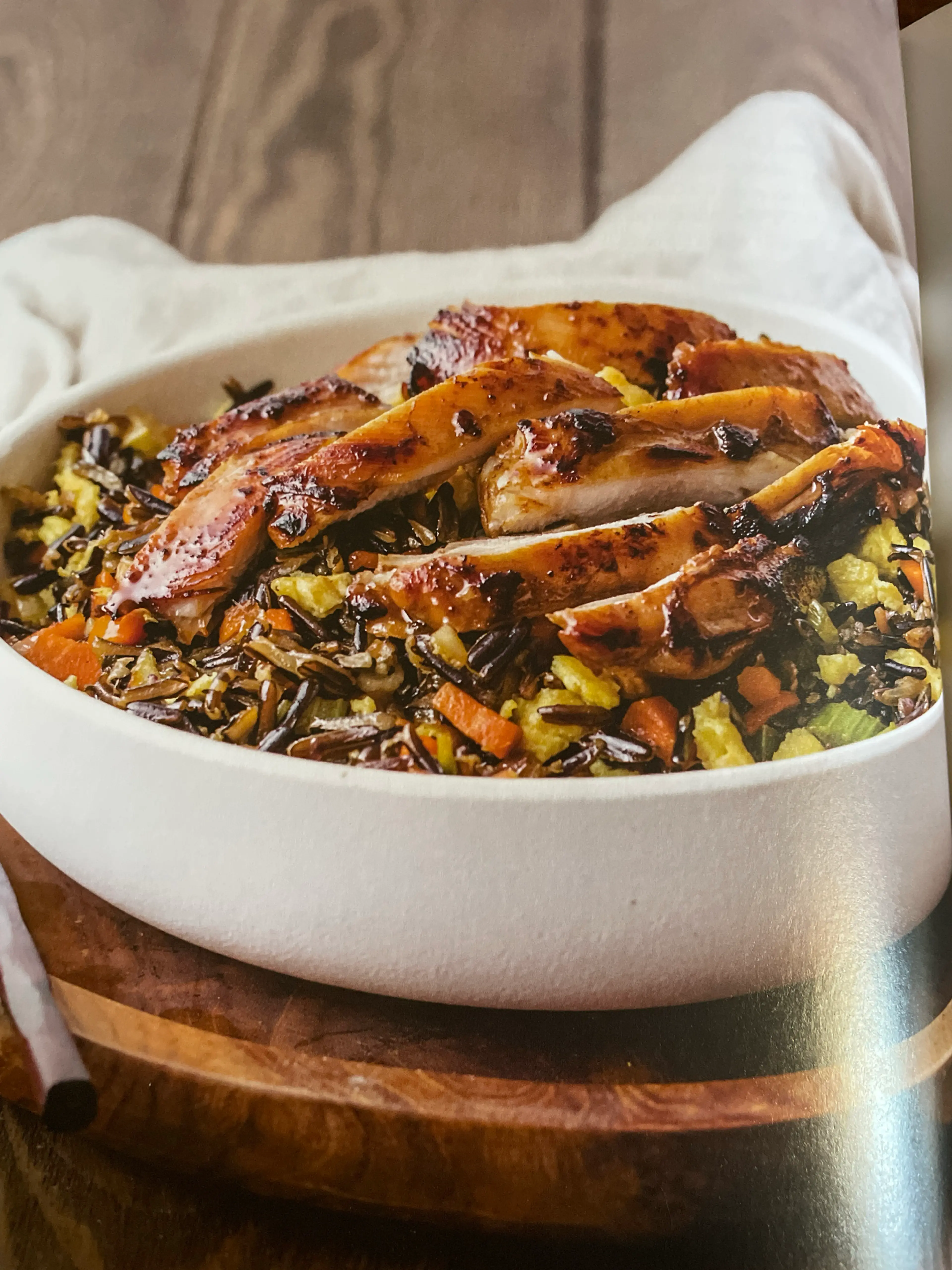 FRIED WILD RICE AND CHICKEN