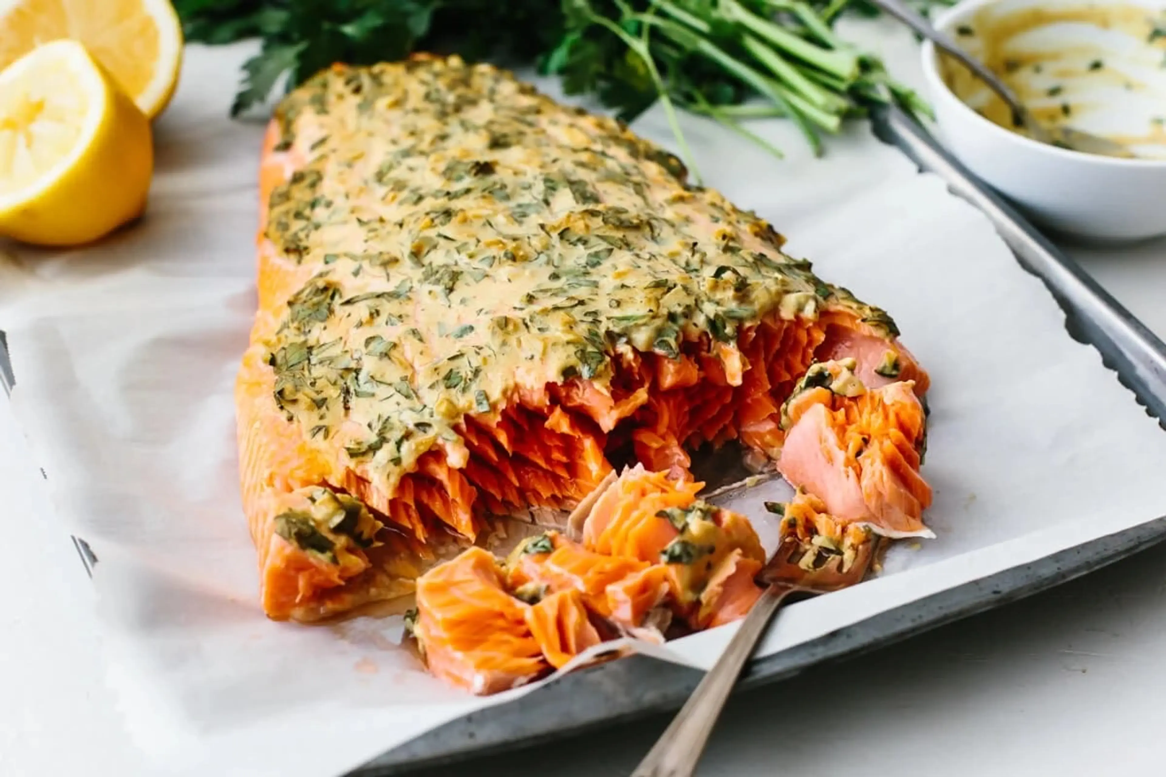 Dijon Baked Salmon