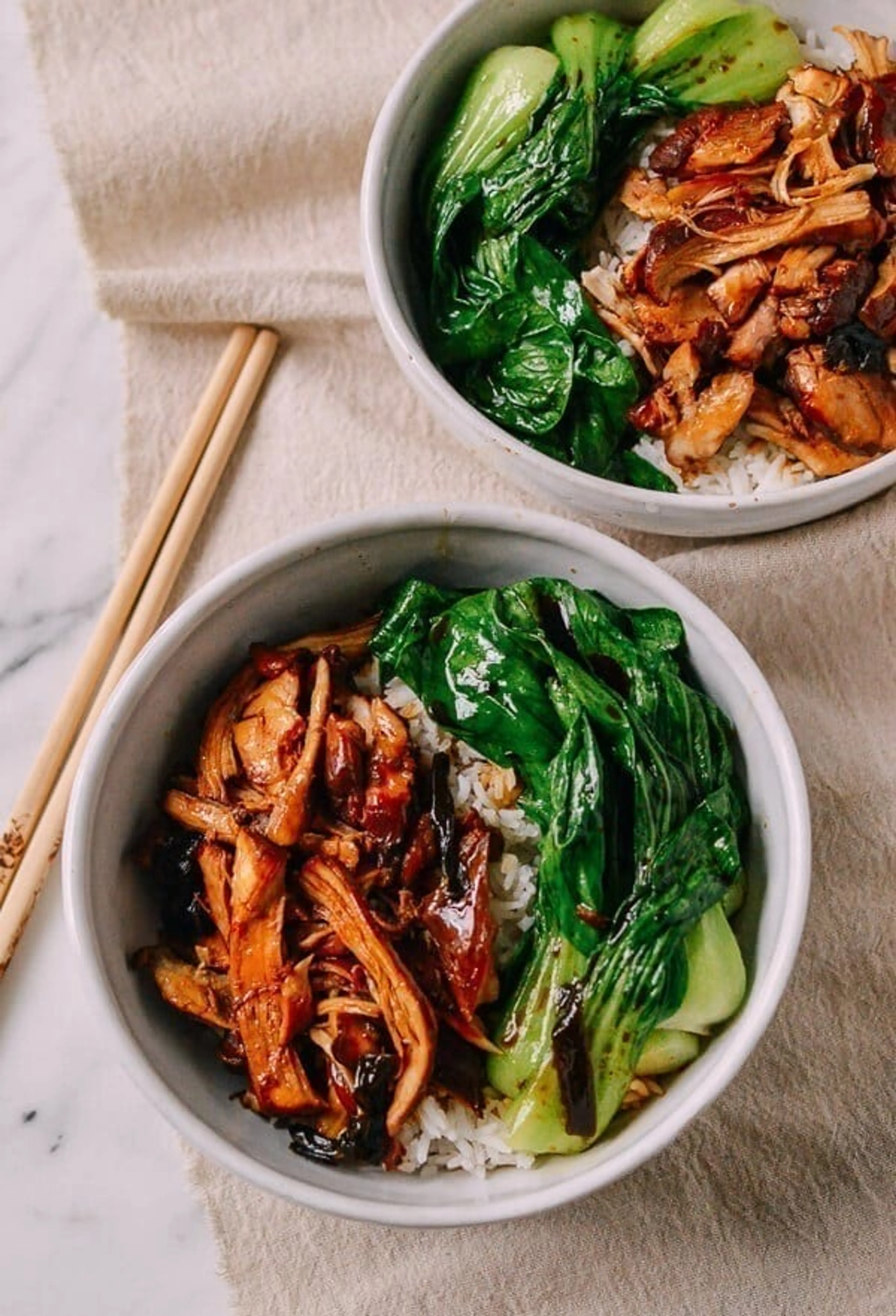 Instant Pot Soy Sauce Chicken Bowls